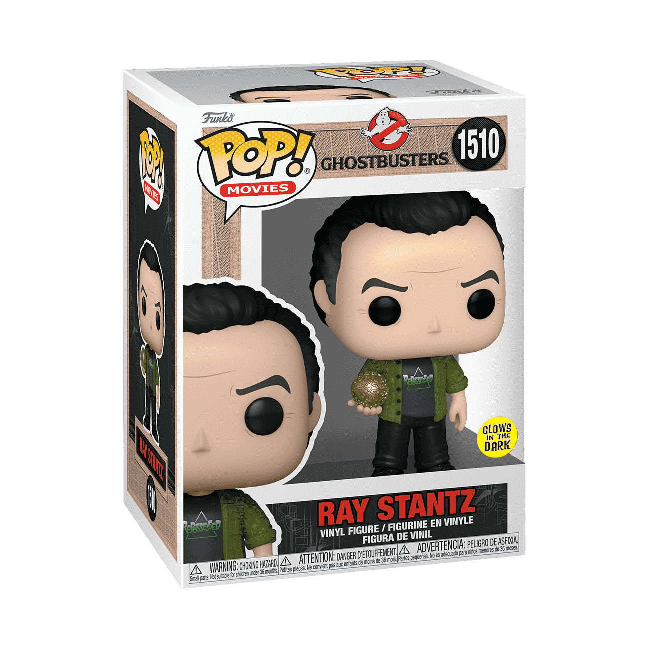 Pop! Ray Stantz with Golden Orb (Glow) - Figurine Pop! Ghostbusters - vue 2