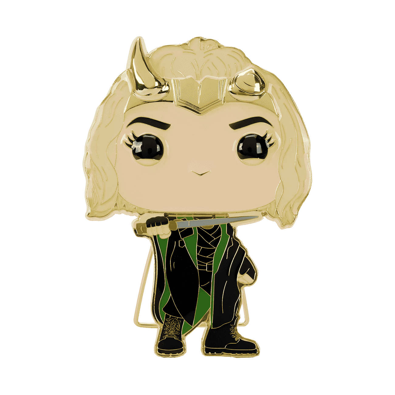 Pop! Pin Sylvie with Cape (Glow) - Figurine Pins Marvel - vue 2