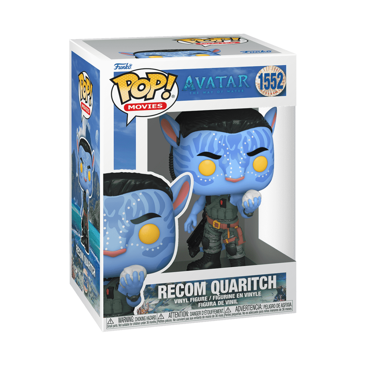 Pop! Recom Quaritch with Skull - Figurine Pop! Avatar - vue 2