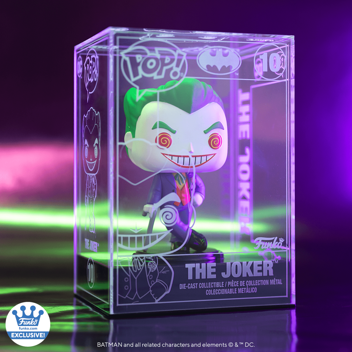 Pop! Die-Cast The Joker - Figurine Pop! DC Comics - vue 2