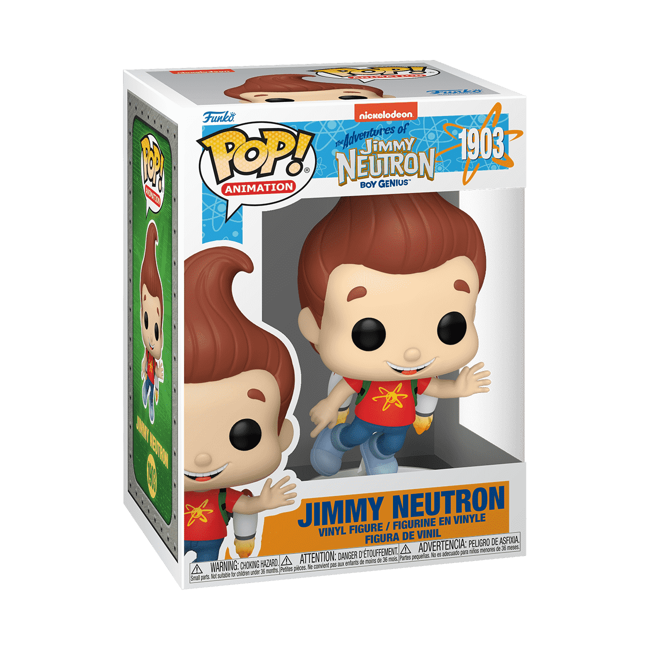 Pop! Jimmy Neutron with Jet Pack - Figurine Pop! Nickelodeon - vue 2