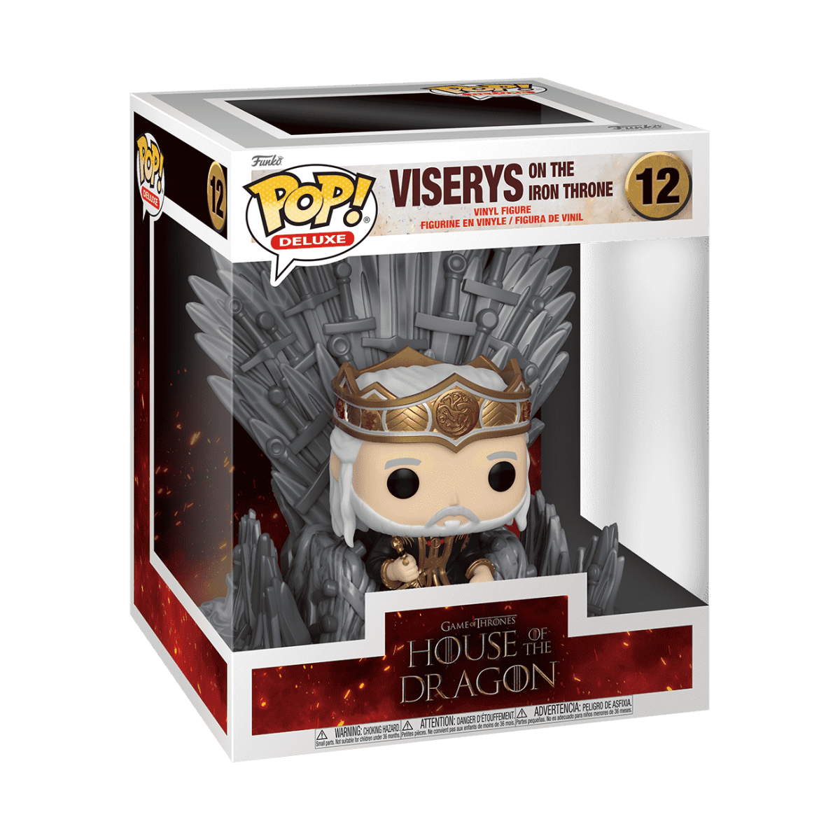 Pop! Deluxe Viserys on the Iron Throne - Figurine Pop! House of the Dragon - vue 2