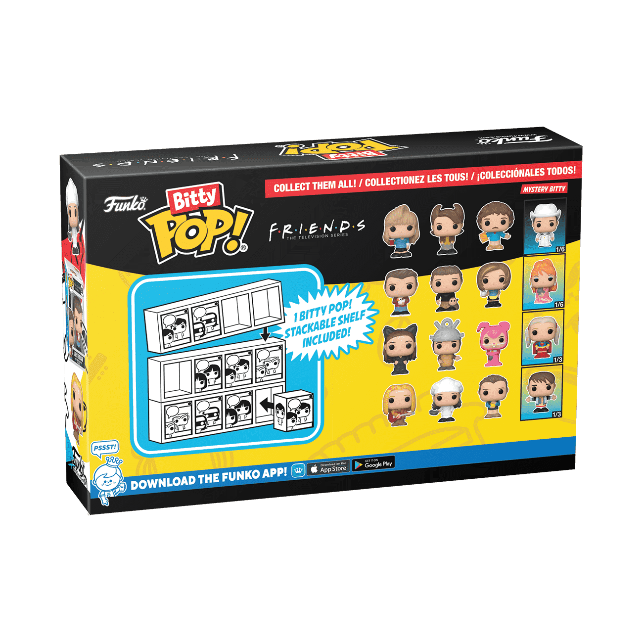 Bitty Pop! Friends 4-Pack Series 2 - Figurine Bitty Pop! Friends - vue 4