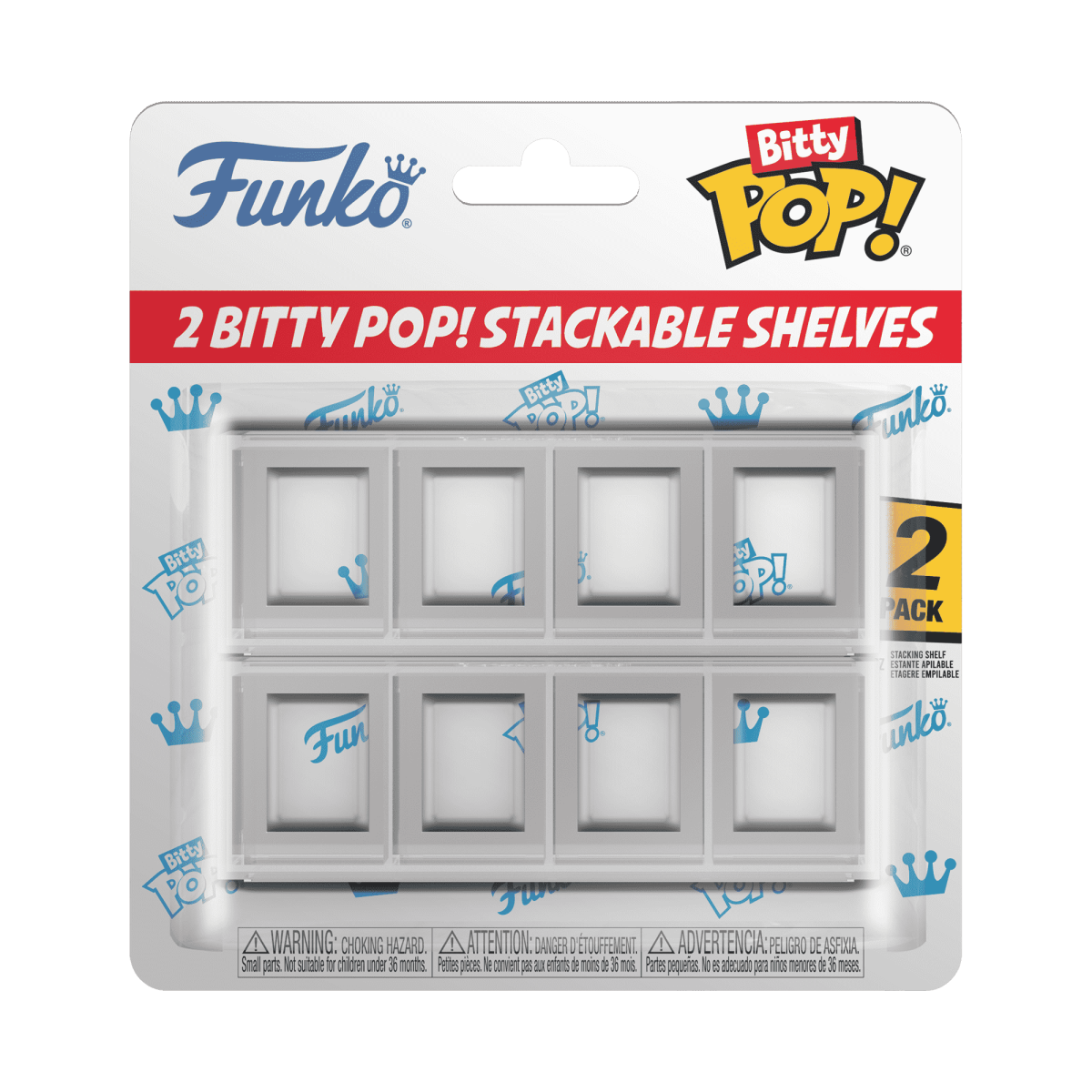 Bitty Pop! Stackable Shelves 2-Pack - Figurine Bitty Pop!