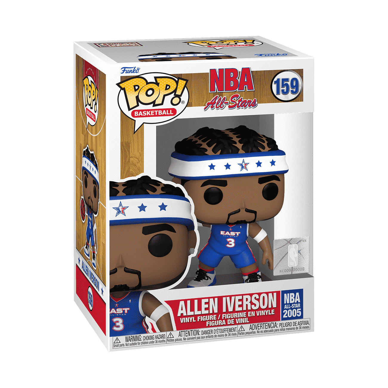 Pop! Allen Iverson in 2005 All Star Uniform - Figurine Pop! NBA - vue 2