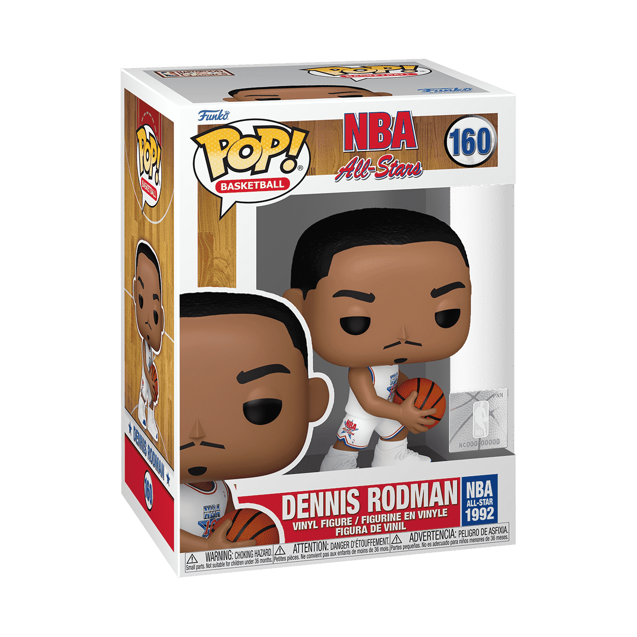 Pop! Dennis Rodman in 1992 All Star Uniform - Figurine Pop! NBA - vue 2