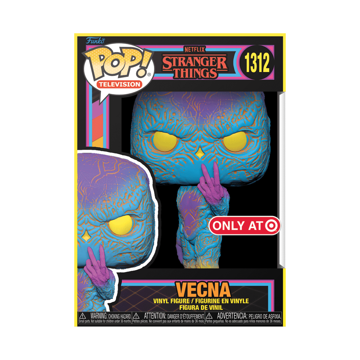 Pop! Vecna (Black Light) - Figurine Pop! Stranger Things - vue 2