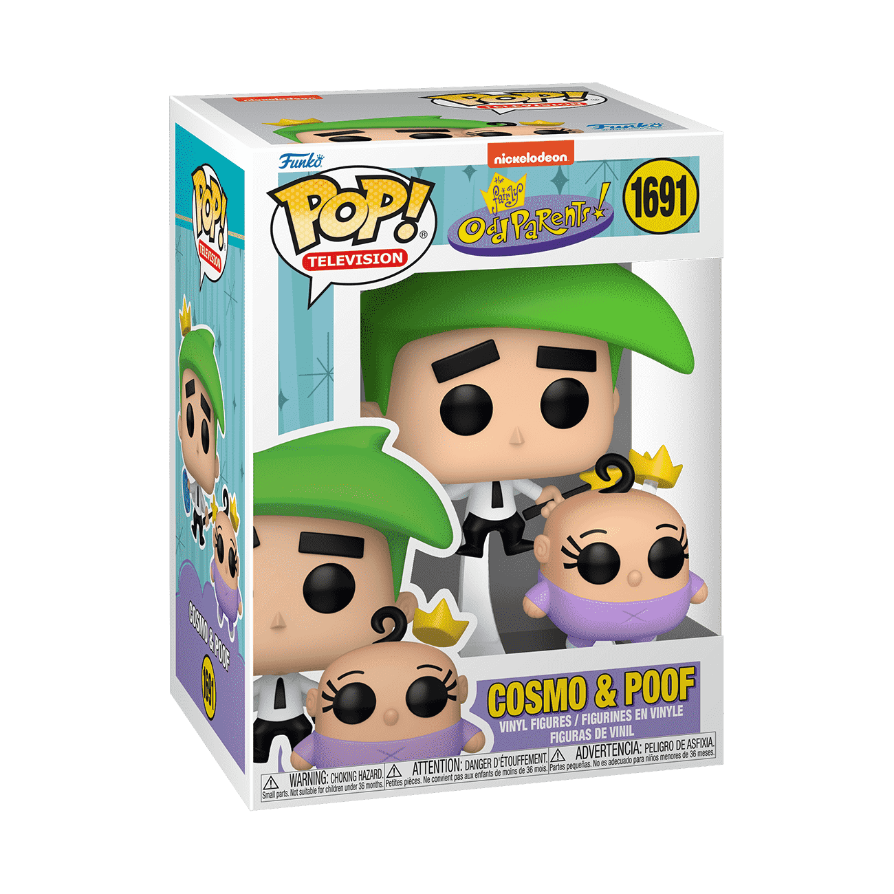 Pop! & Buddy Cosmo & Poof - Figurine Pop! Nickelodeon - vue 2