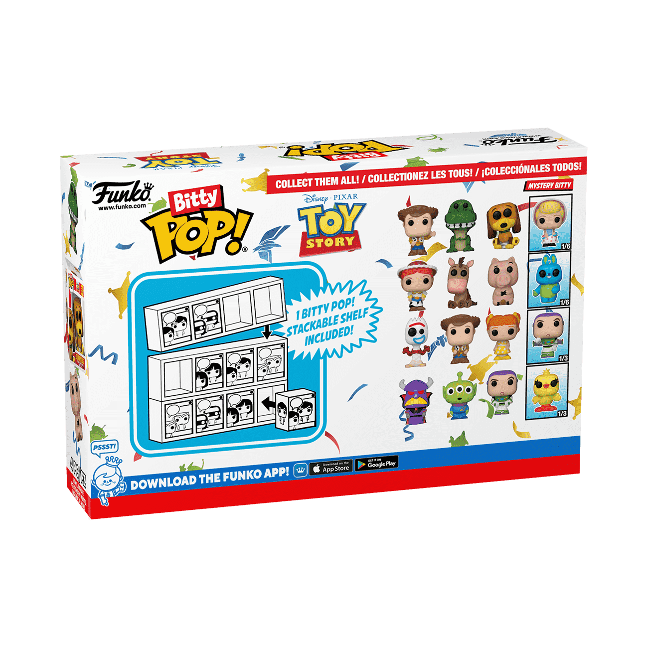 Bitty Pop! Toy Story 4-Pack Series 4 - Figurine Bitty Pop! Pixar - vue 4