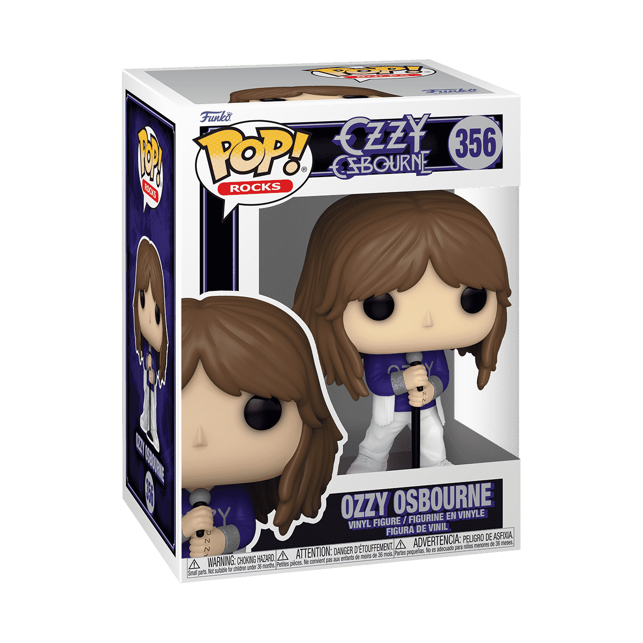 Pop! Ozzy Osbourne in White Fringe Outfit - Figurine Pop! Ozzy Osbourne - vue 2