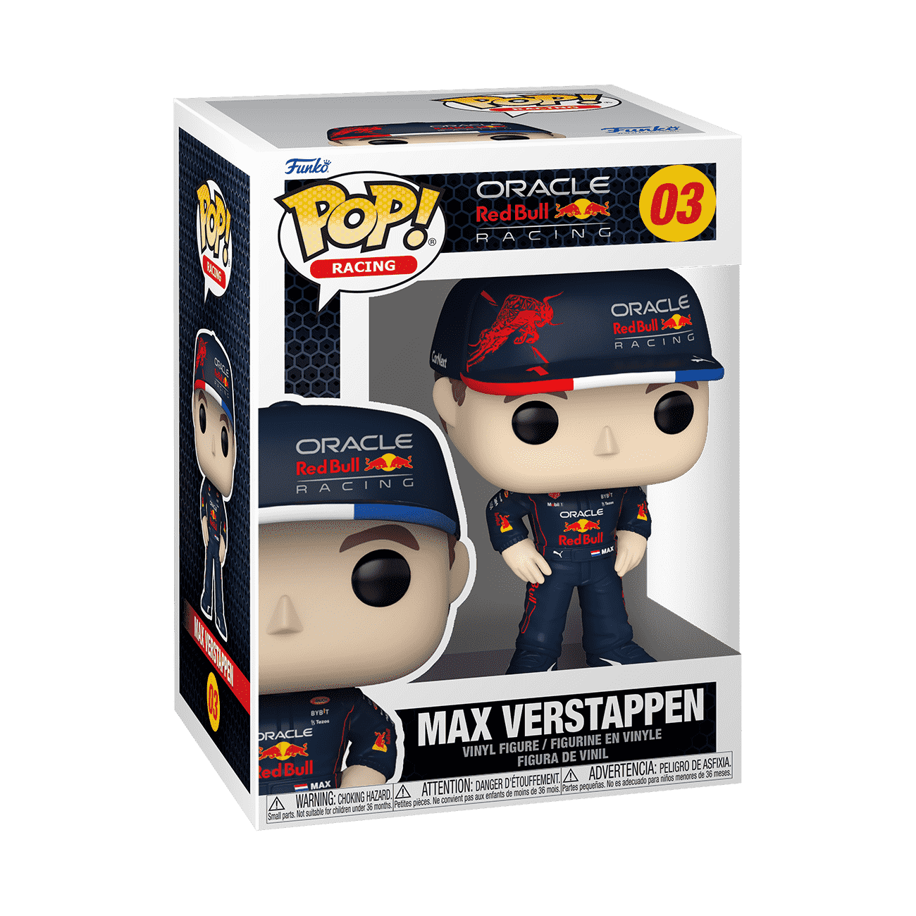 Pop! Max Verstappen - Figurine Pop! Oracle Red Bull Racing - vue 2