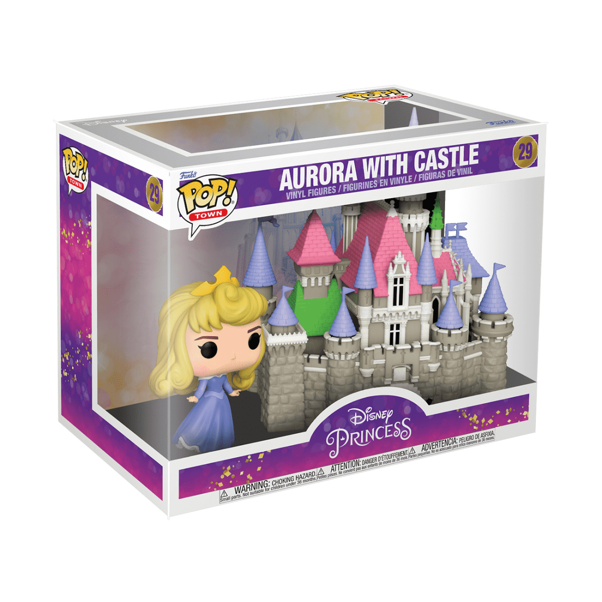 Pop! Town Aurora with Castle - Figurine Pop! Disney - vue 2