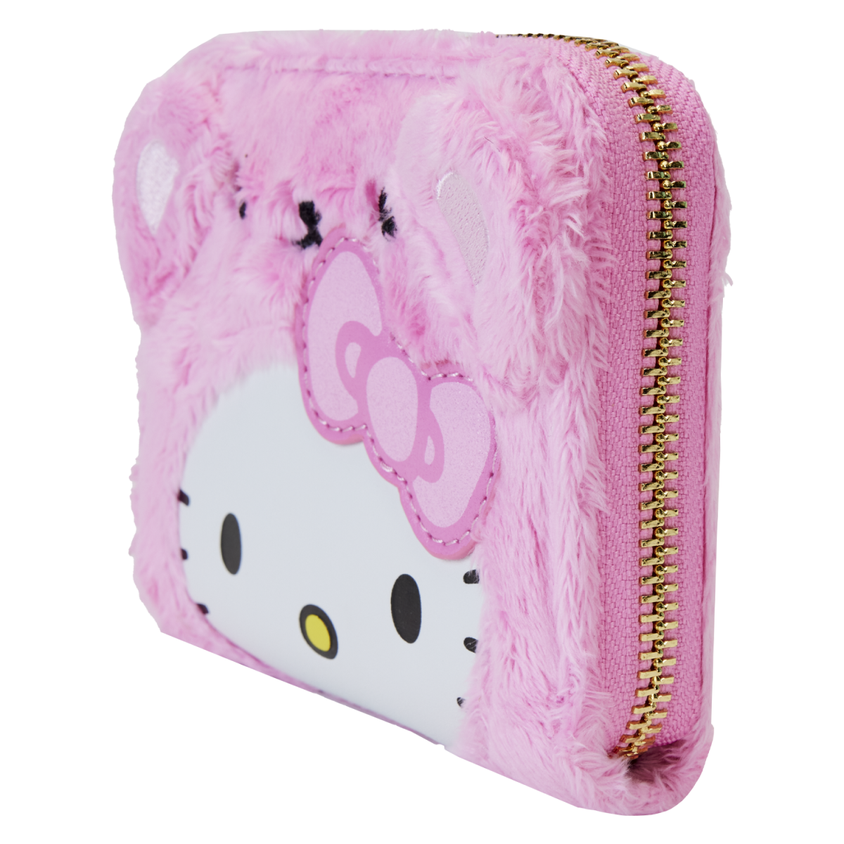 Sanrio Exclusive Hello Kitty Teddy Bear Cosplay Plush Zip Around Wallet - Figurine Wallets Sanrio - vue 4