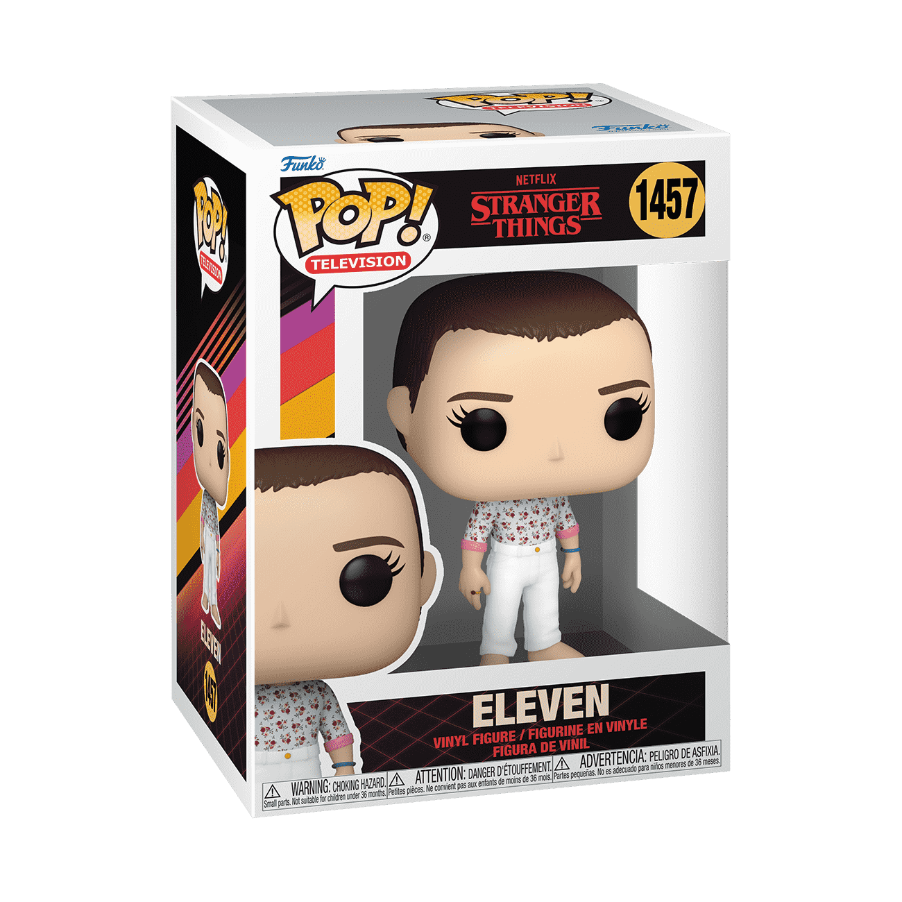 Pop! Eleven in Floral Shirt - Figurine Pop! Stranger Things - vue 2