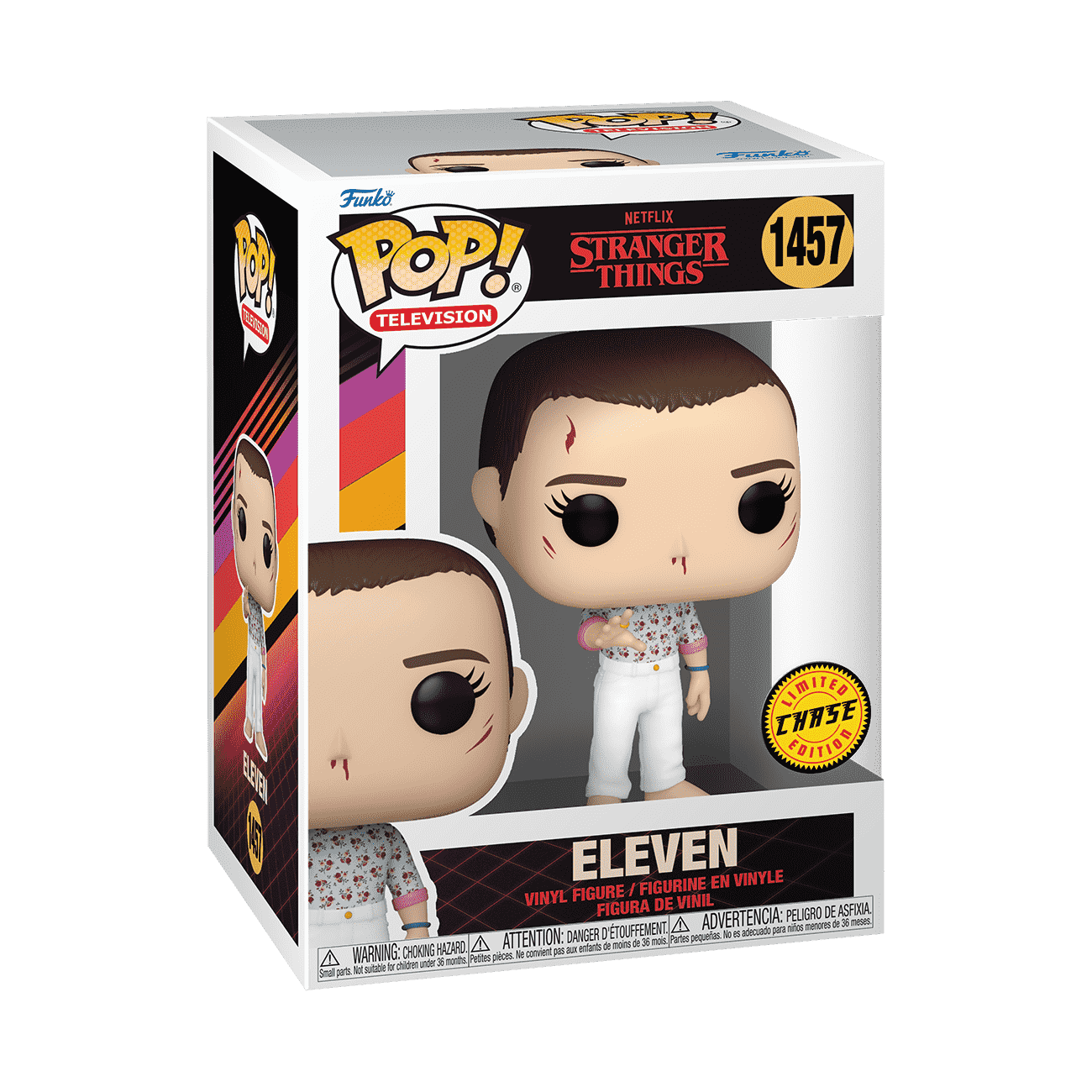 Pop! Eleven in Floral Shirt - Figurine Pop! Stranger Things - vue 4