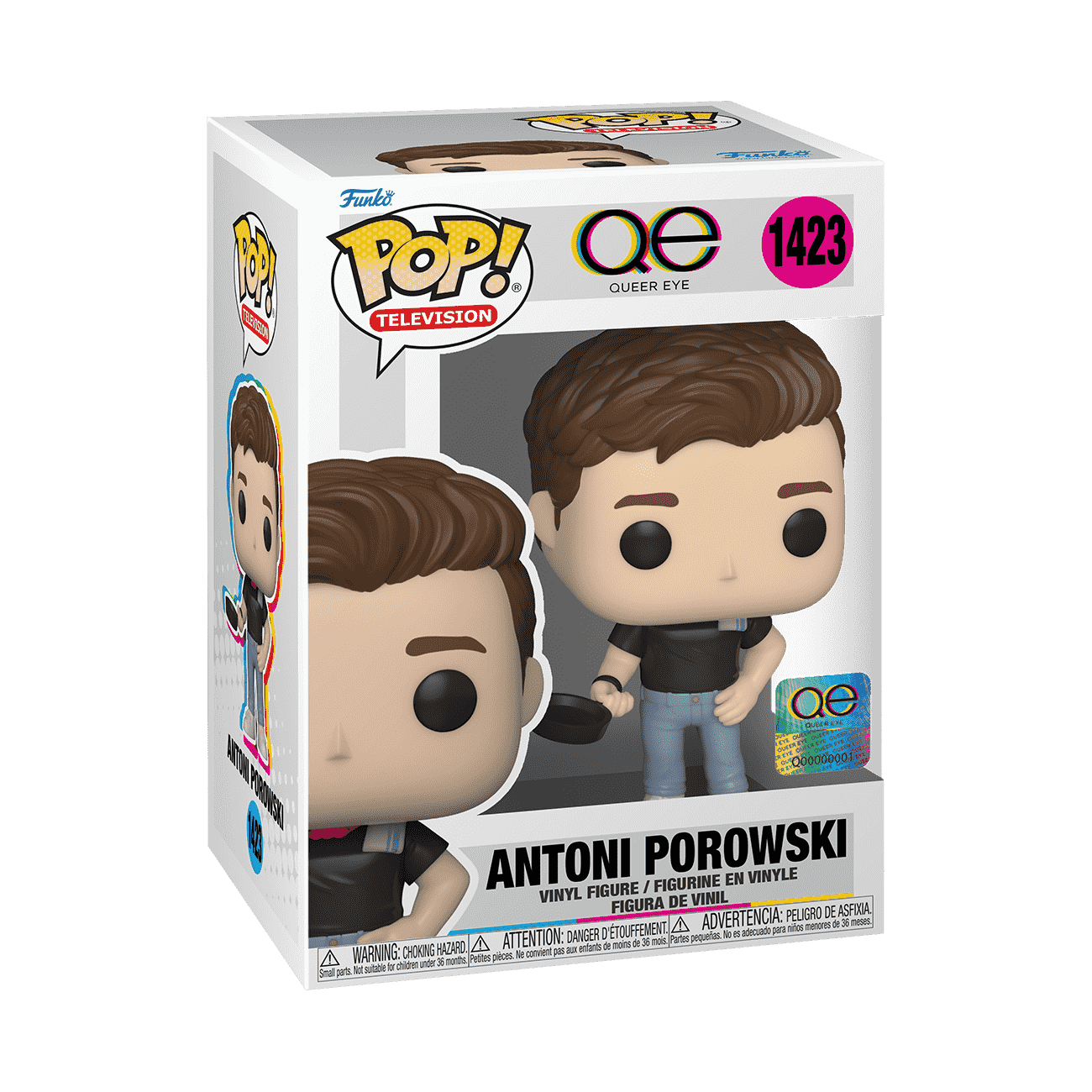 Pop! Antoni Porowski with Skillet - Figurine Pop! Queer Eye - vue 2