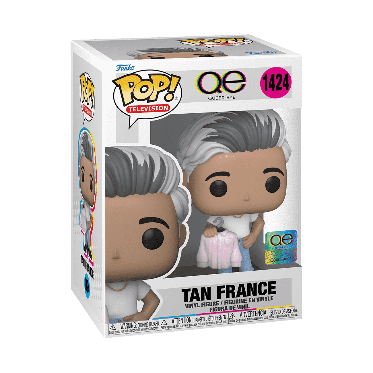 Pop! Tan France Holding Shirt - Figurine Pop! Queer Eye - vue 2