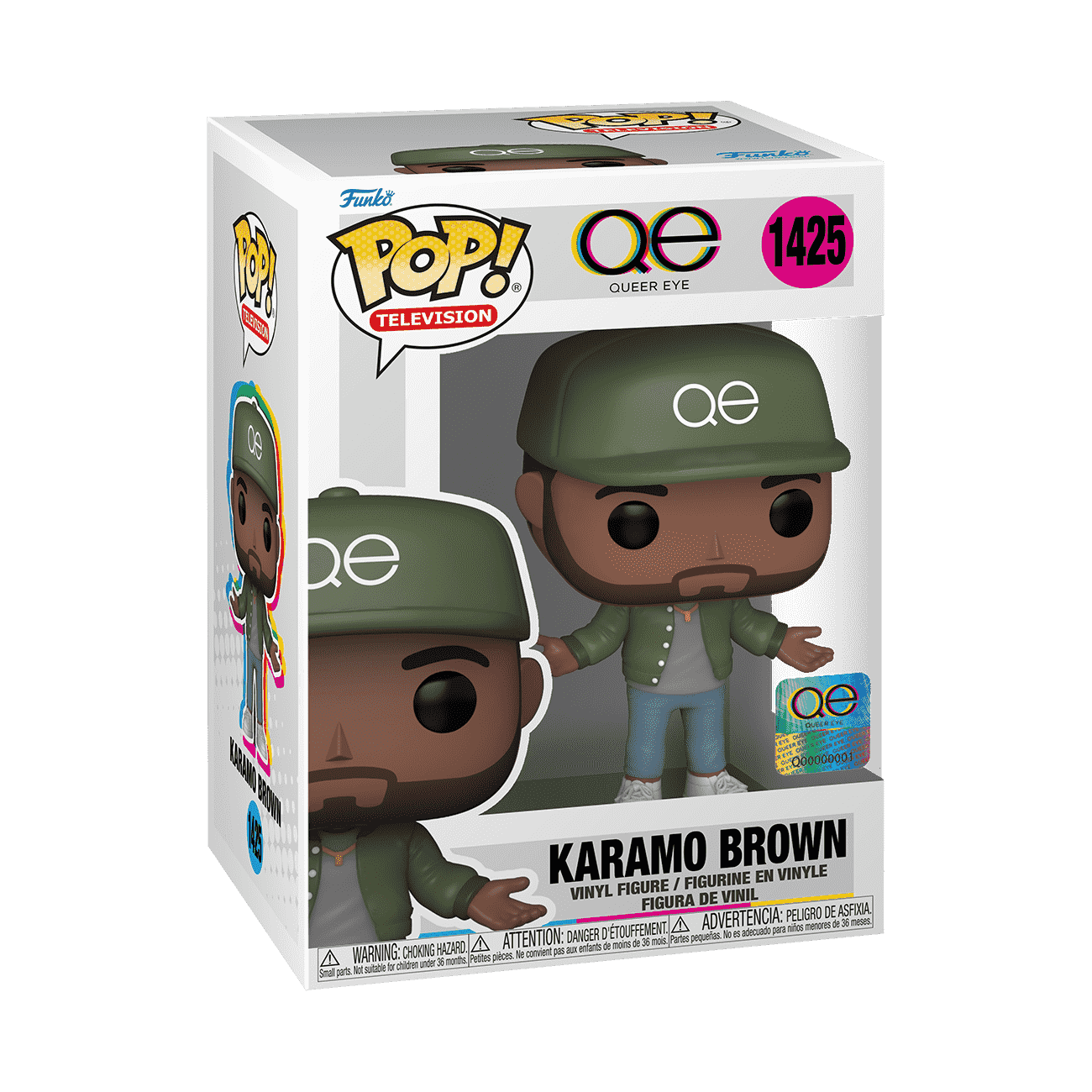 Pop! Karamo Brown in Green Jacket - Figurine Pop! Queer Eye - vue 2