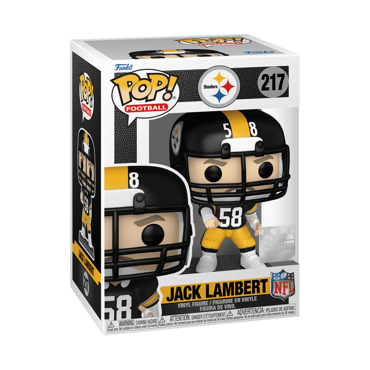 Pop! Jack Lambert - Figurine Pop! NFL - vue 2