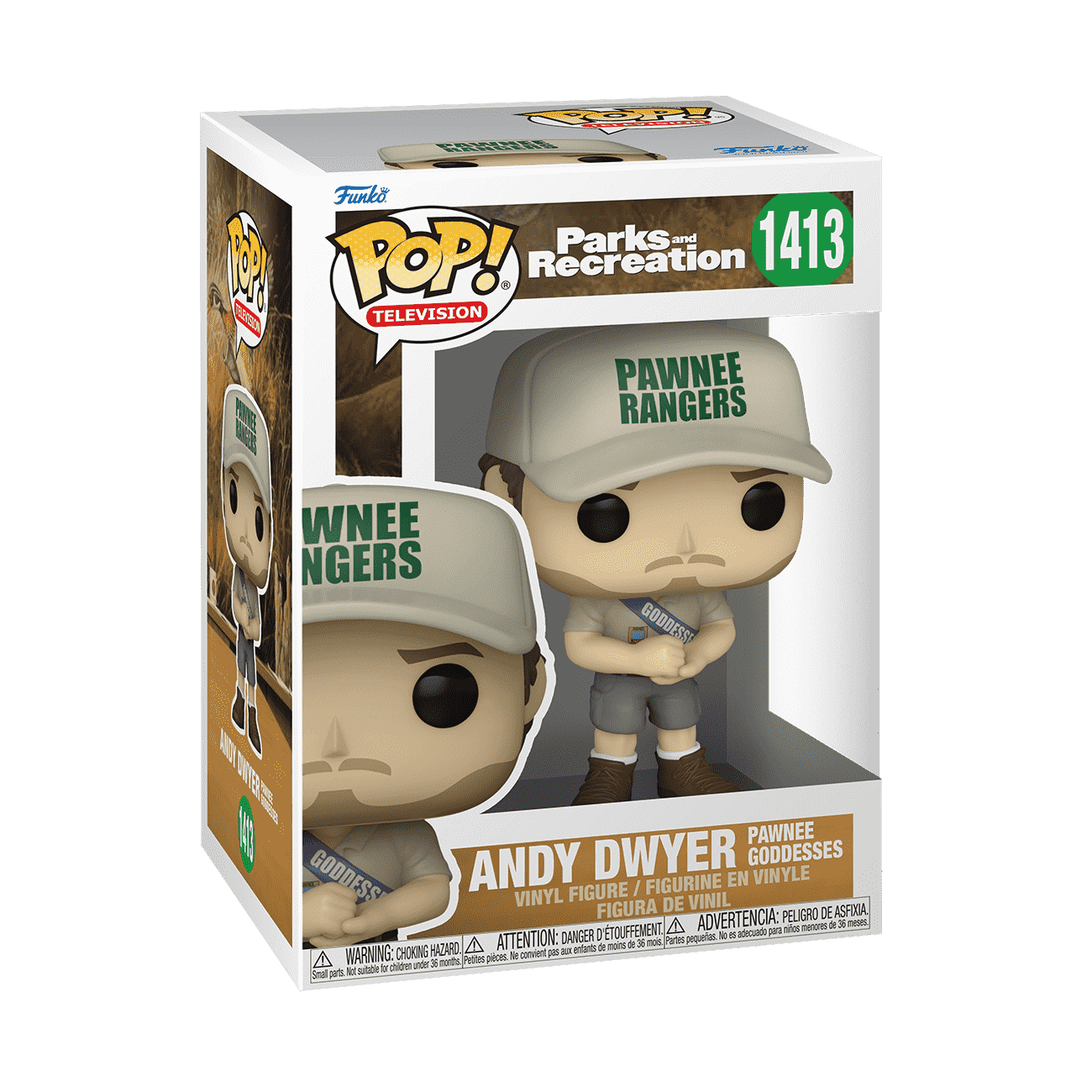 Pop! Andy Dwyer Pawnee Goddesses - Figurine Pop! Parks and Recreation - vue 2