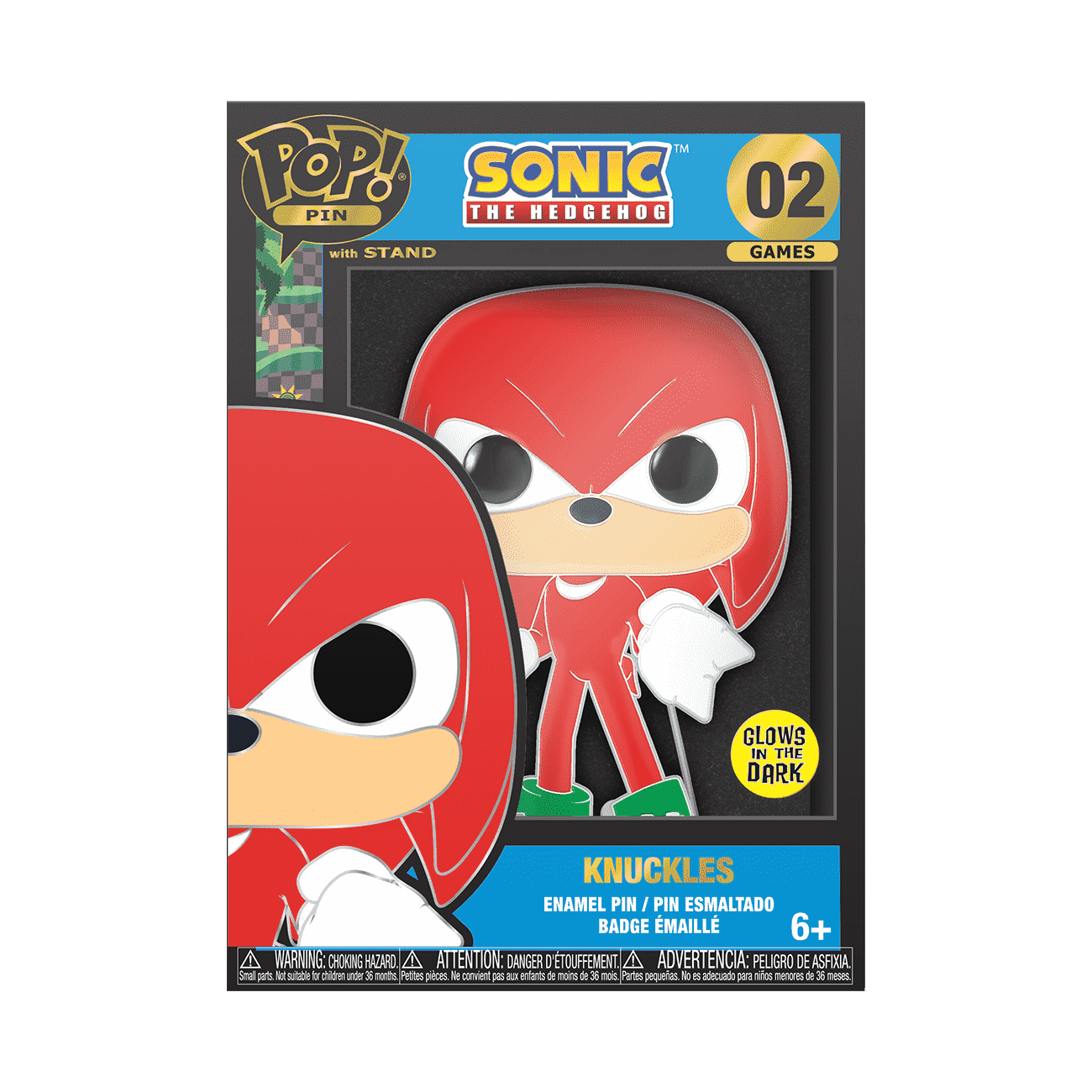 Pop! Pin Knuckles (Glow) - Figurine Pins