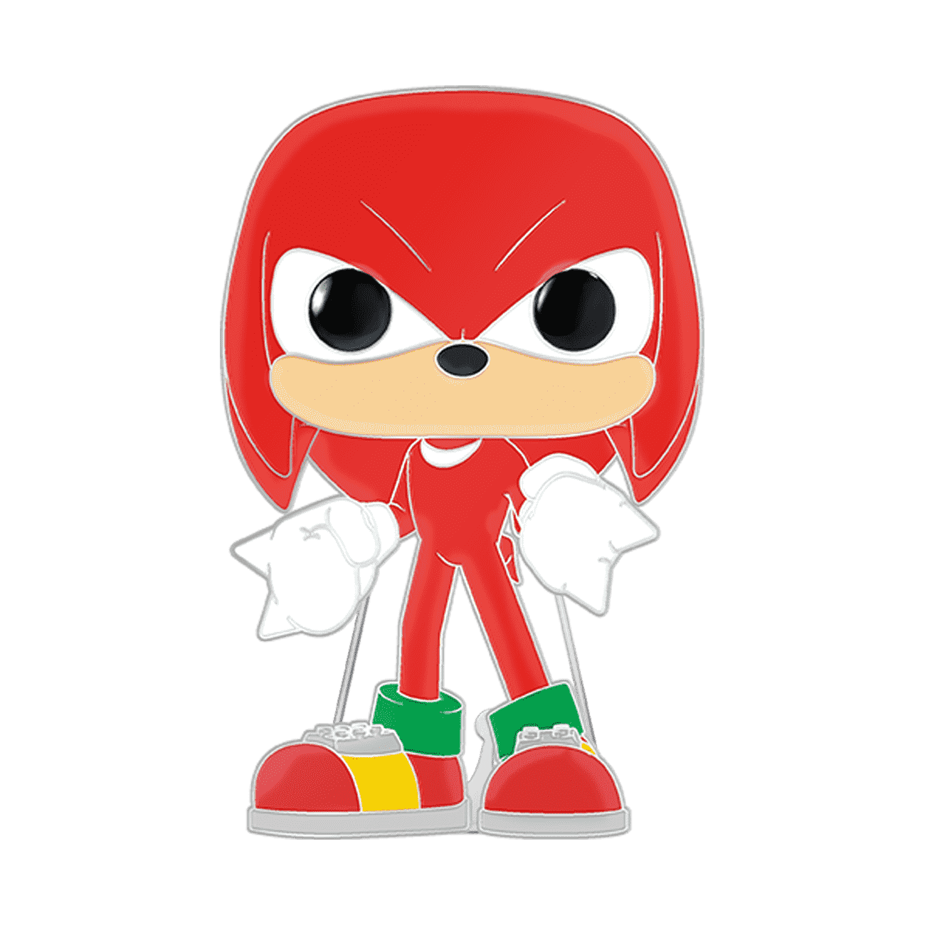 Pop! Pin Knuckles (Glow) - Figurine Pins Sonic The Hedgehog - vue 2