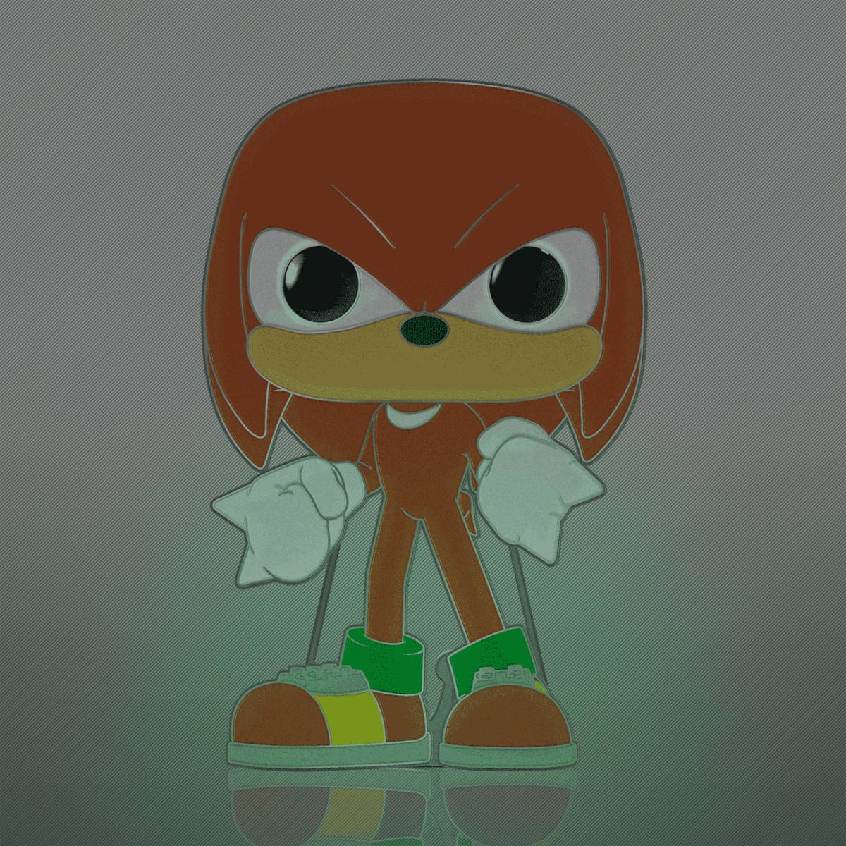 Pop! Pin Knuckles (Glow) - Figurine Pins Sonic The Hedgehog - vue 3