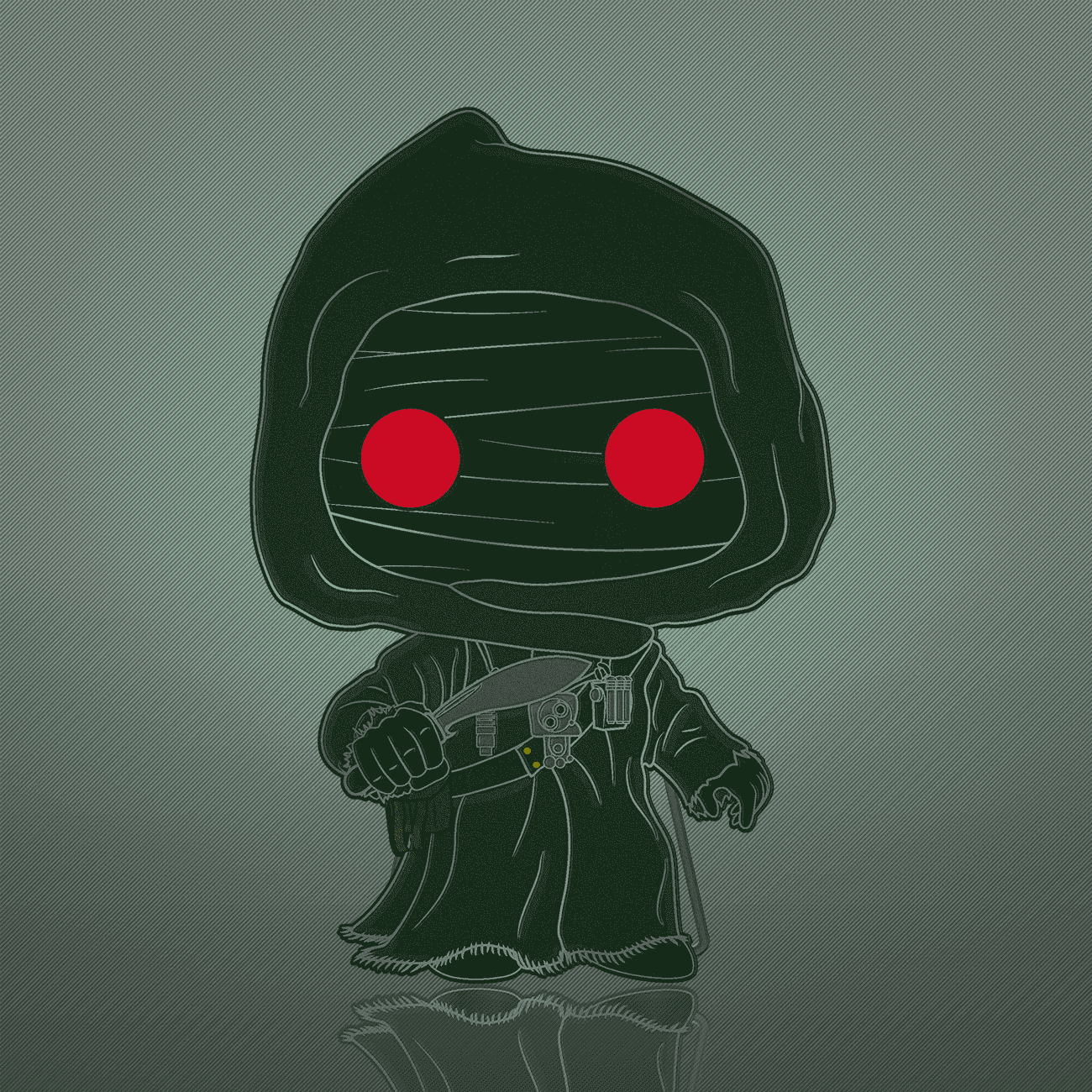 Pop! Pin Offworld Jawa (Glow) - Figurine Pins Star Wars - vue 3
