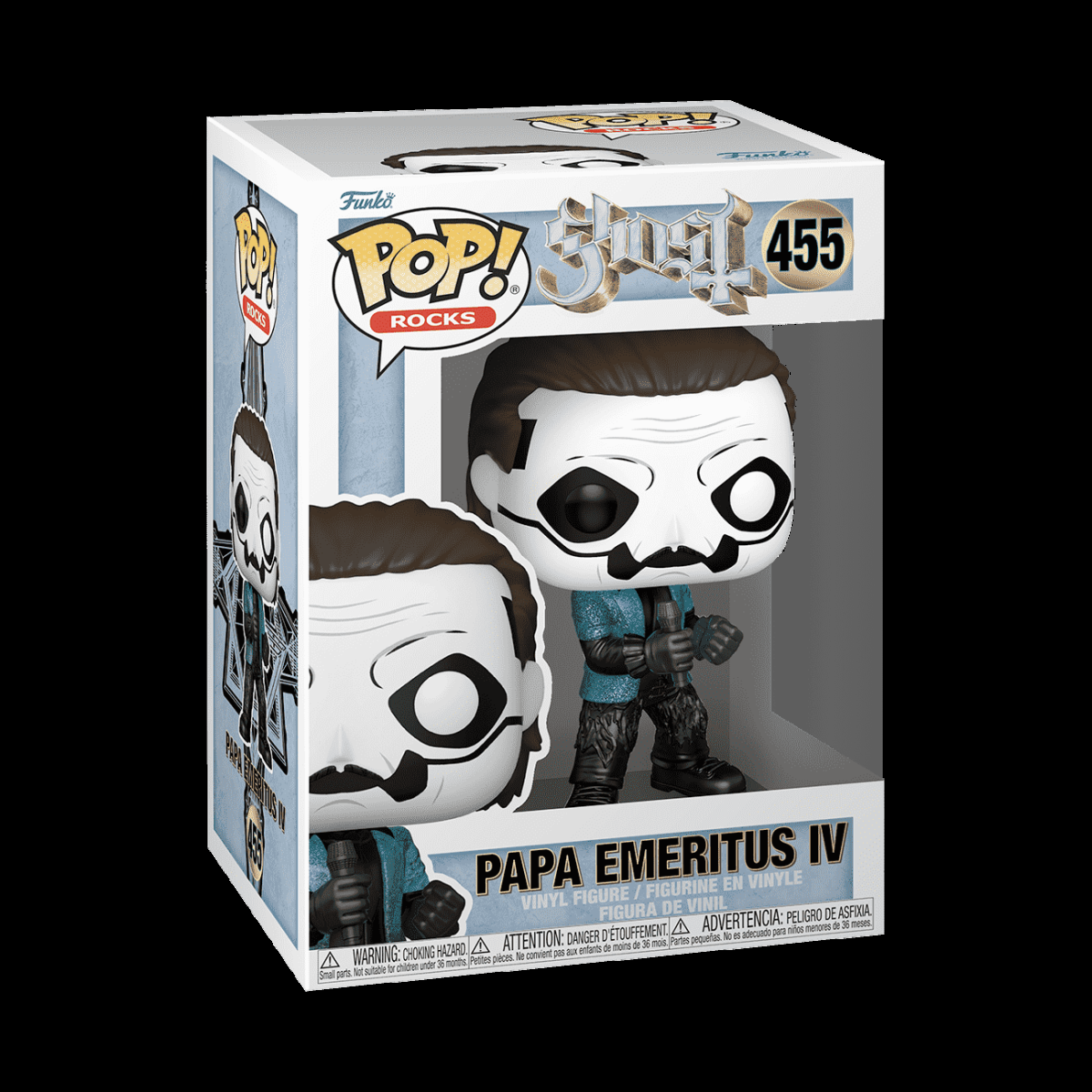 Pop! Papa Emeritus IV (Blue Jacket) (Glitter) - Figurine Pop! Ghost - vue 2