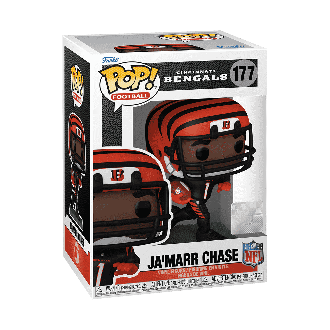 Pop! Ja'Marr Chase - Figurine Pop! NFL - vue 2