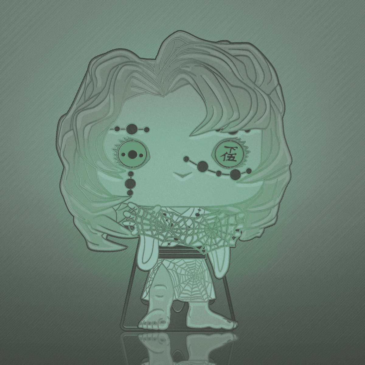 Pop! Pin Rui (Glow) - Figurine Pins Demon Slayer - vue 2