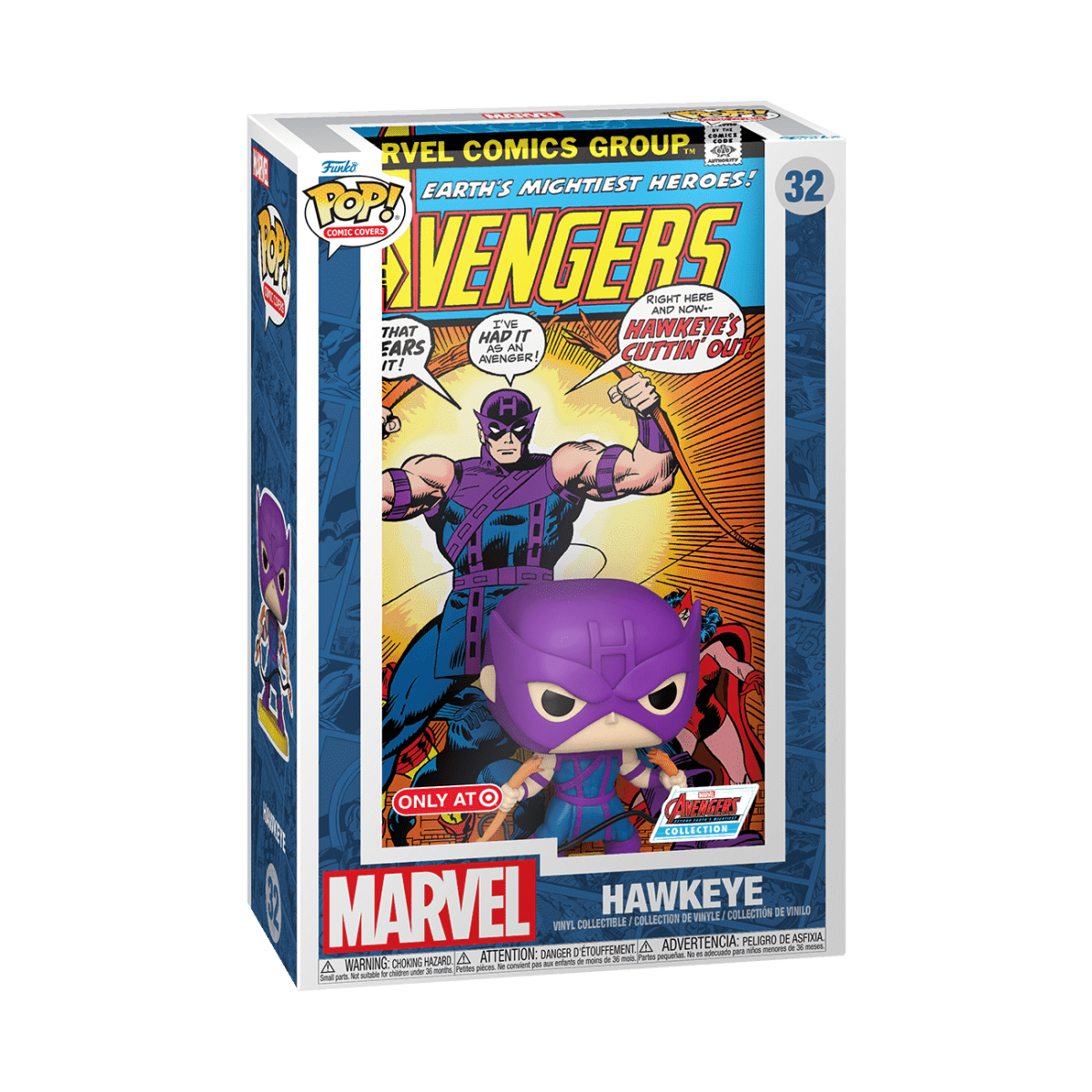 Pop! Comic Covers Hawkeye - Figurine Pop! Marvel - vue 2