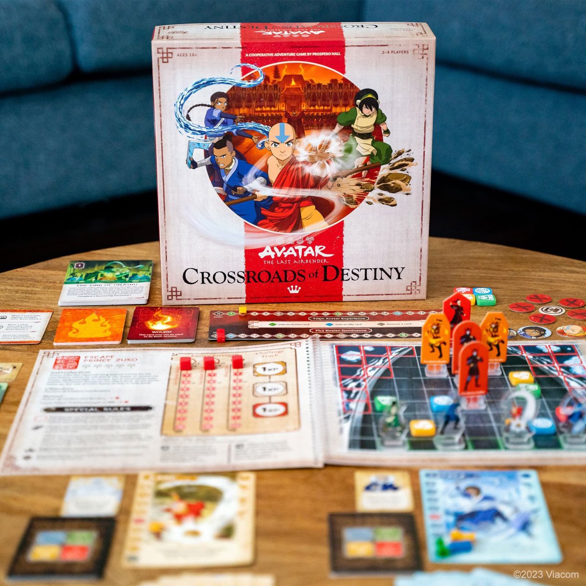 Avatar: The Last Airbender Crossroads of Destiny Game - Figurine Board Games Nickelodeon - vue 2
