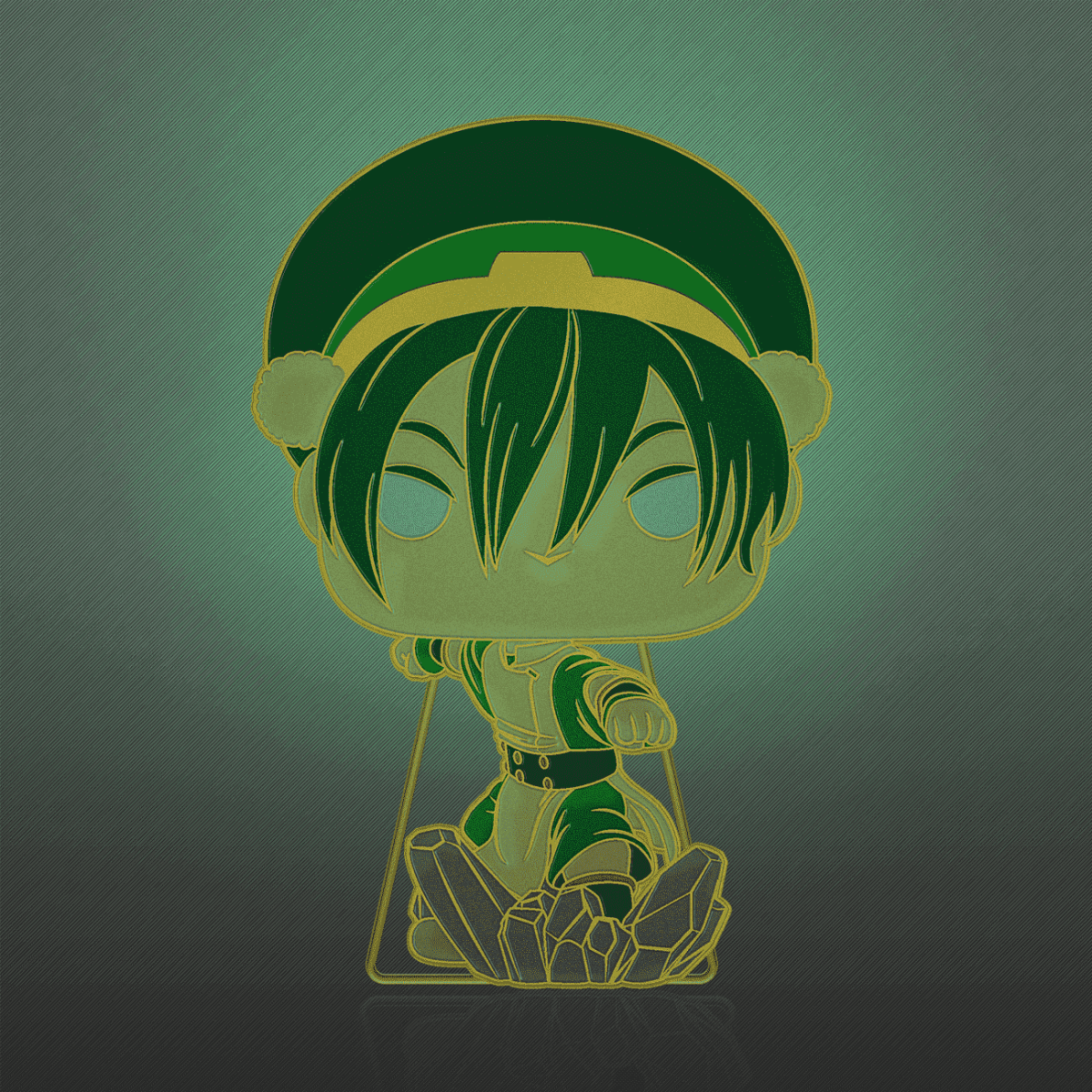 Pop! Pin Toph (Glow) - Figurine Pins Nickelodeon - vue 3