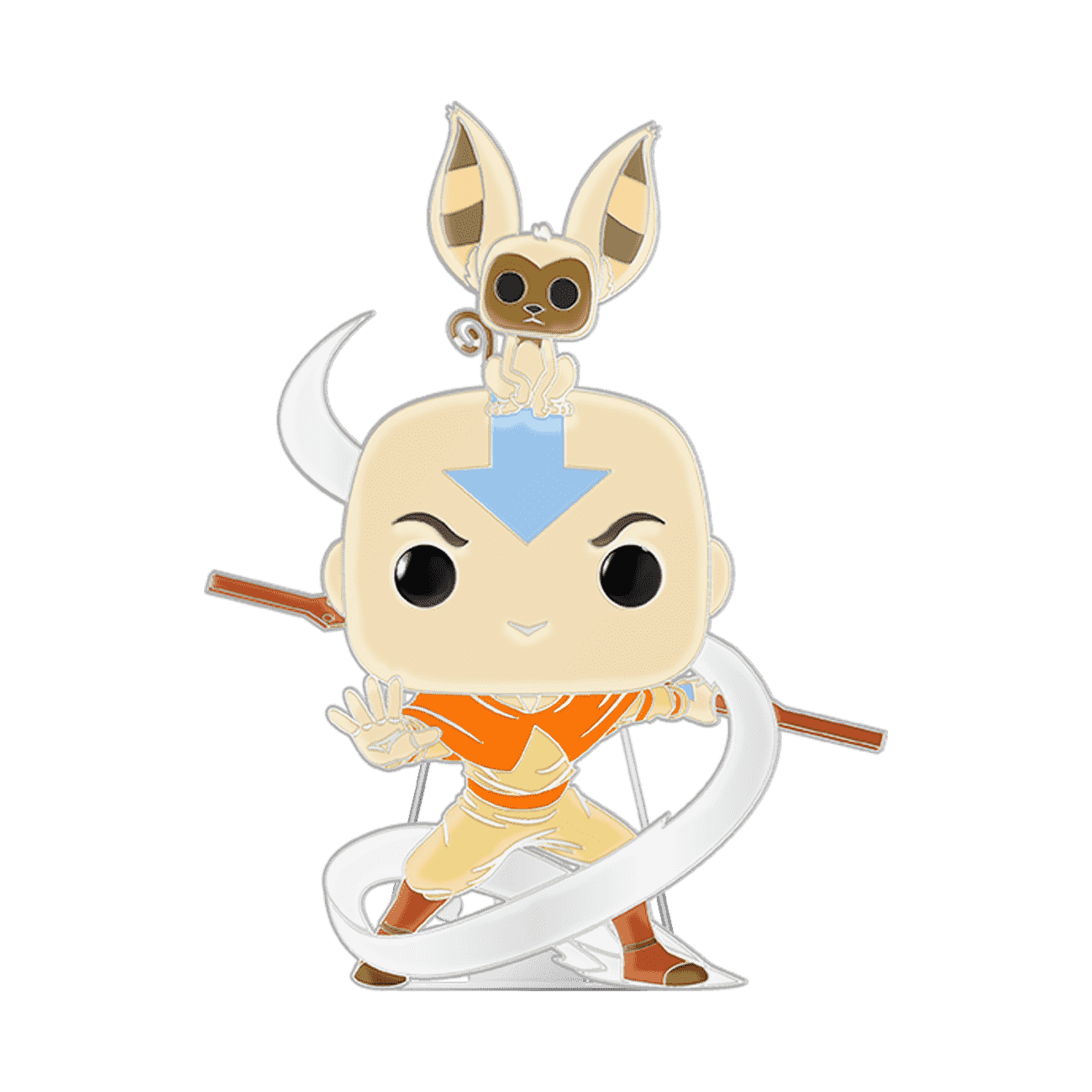 Pop! Pin Aang with Momo (Glow) - Figurine Pins Nickelodeon - vue 2