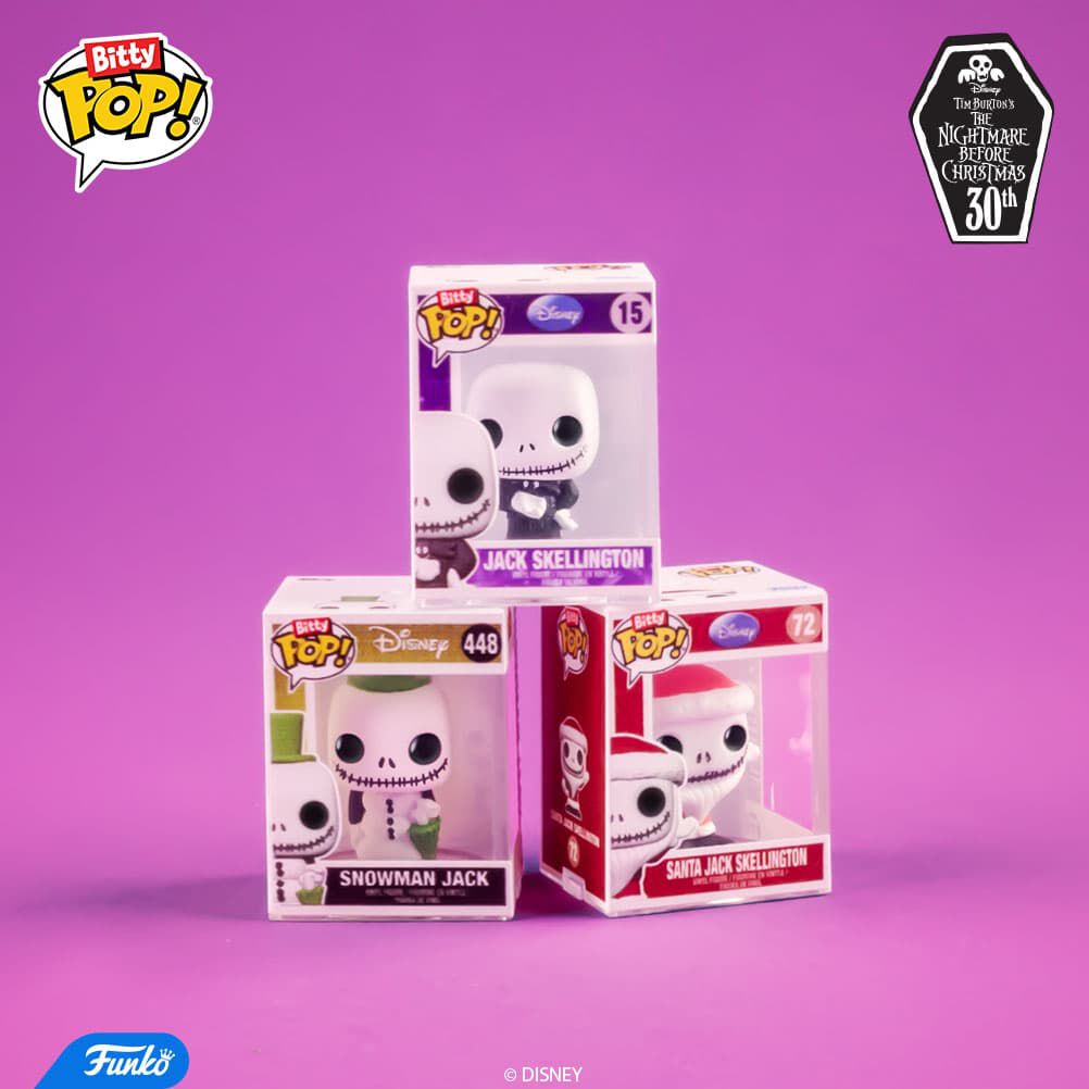 Bitty Pop! The Nightmare Before Christmas 4-Pack Series 4 - Figurine Bitty Pop! Disney - vue 2