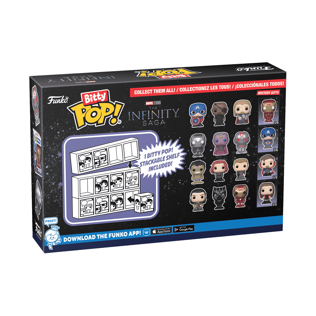 Bitty Pop! Marvel the Infinity Saga 4-Pack Series 4 - Figurine Bitty Pop! Marvel - vue 4