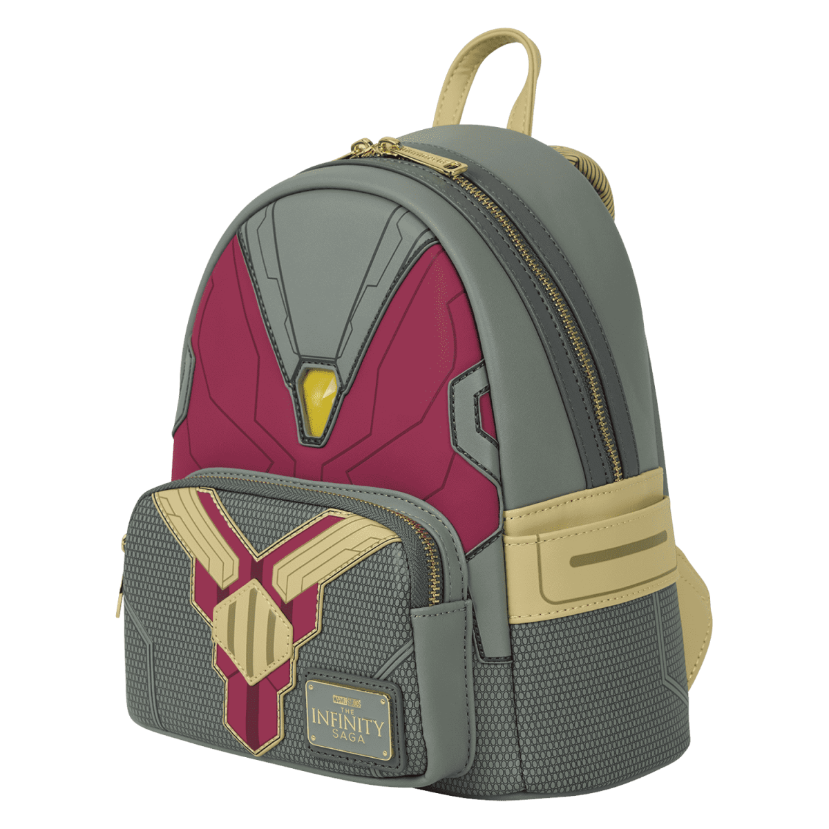 Marvel Exclusive Avengers Vision Light Up Cosplay Mini Backpack - Figurine Bags Marvel - vue 3