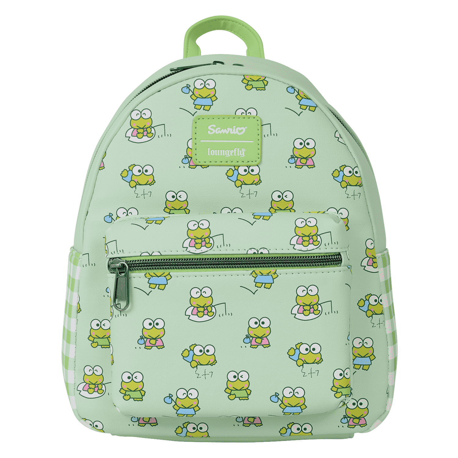 Sanrio Exclusive Keroppi Gingham Mini Backpack - Figurine Bags