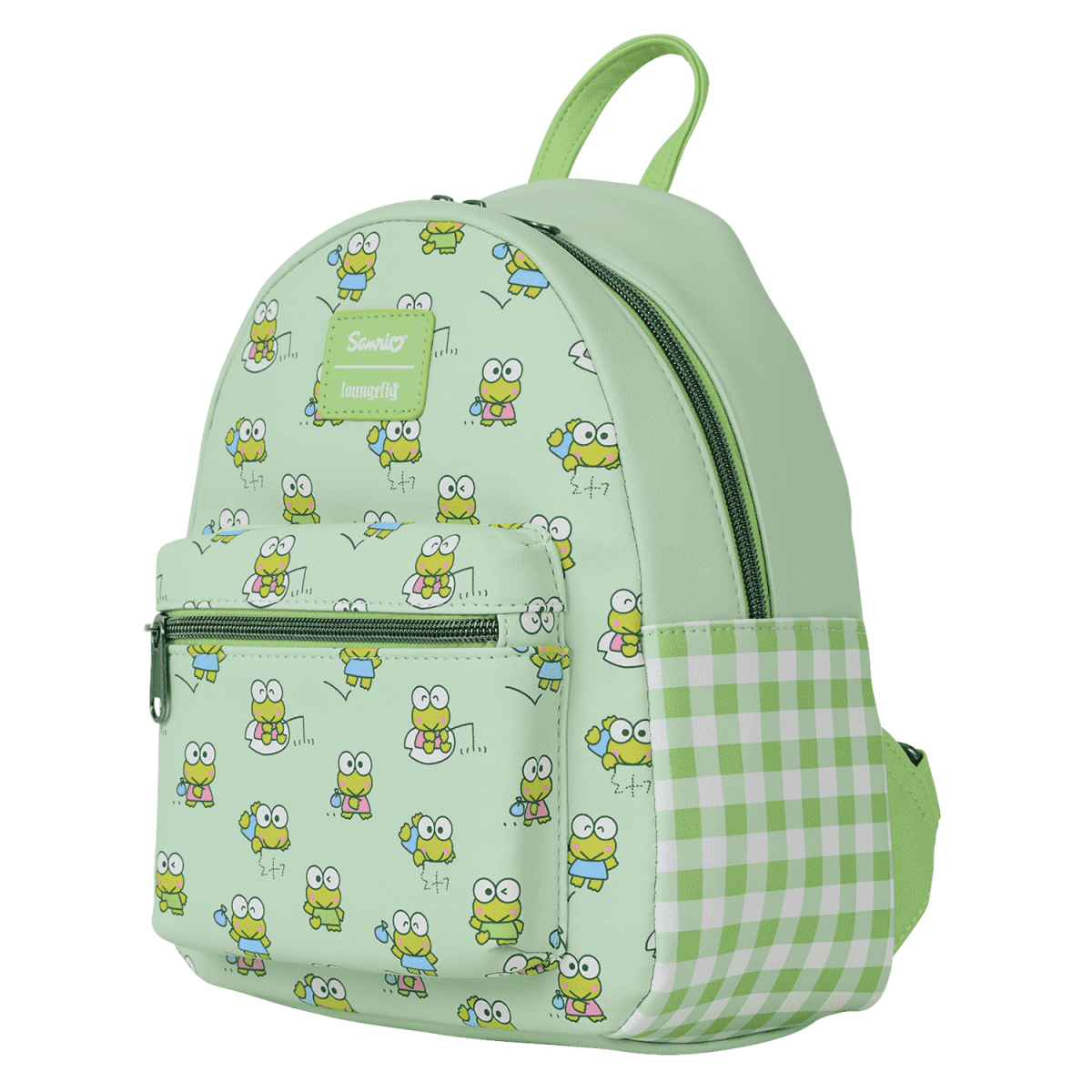 Sanrio Exclusive Keroppi Gingham Mini Backpack - Figurine Bags Sanrio - vue 2