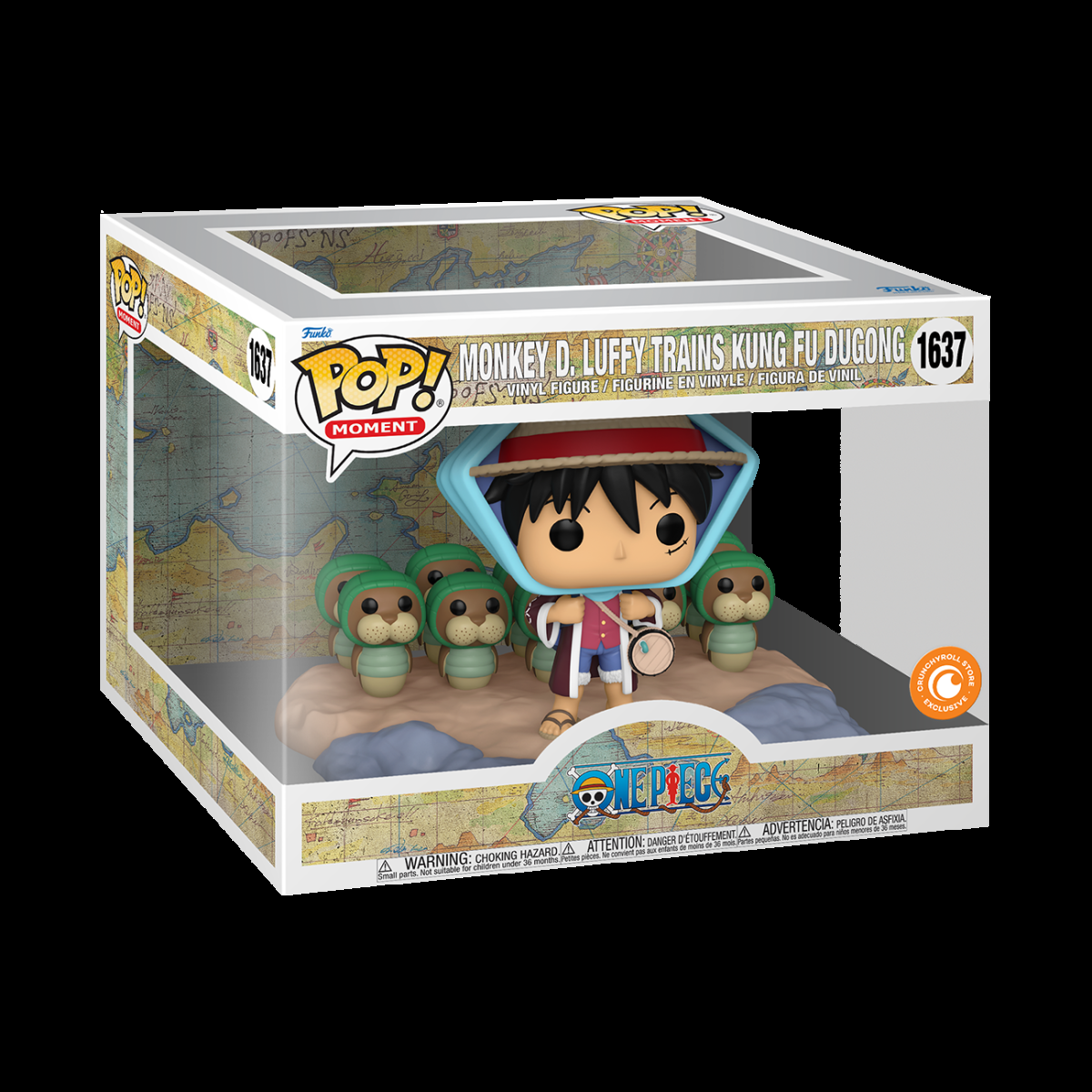 Pop! Moment Monkey D. Luffy Trains Kung Fu Dugong - Figurine Pop! One Piece - vue 2