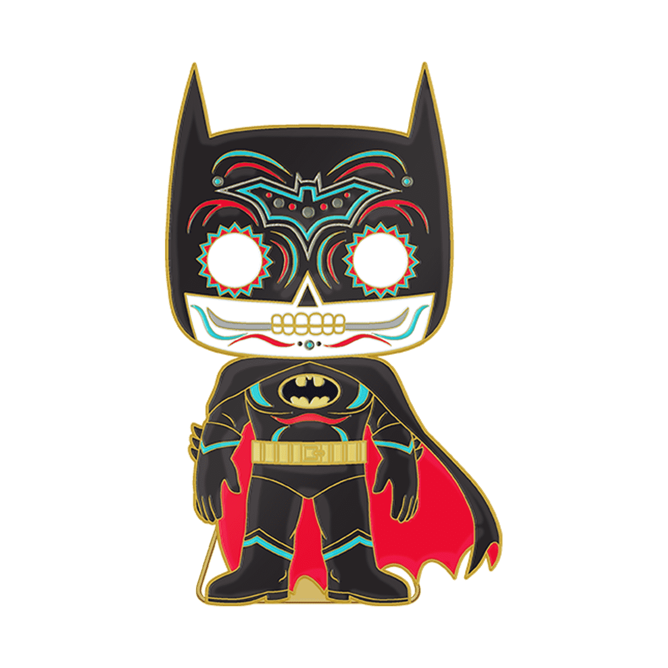 Pop! Pin Batman (Dia De Los DC) (Glow) - Figurine Pins DC Comics - vue 2