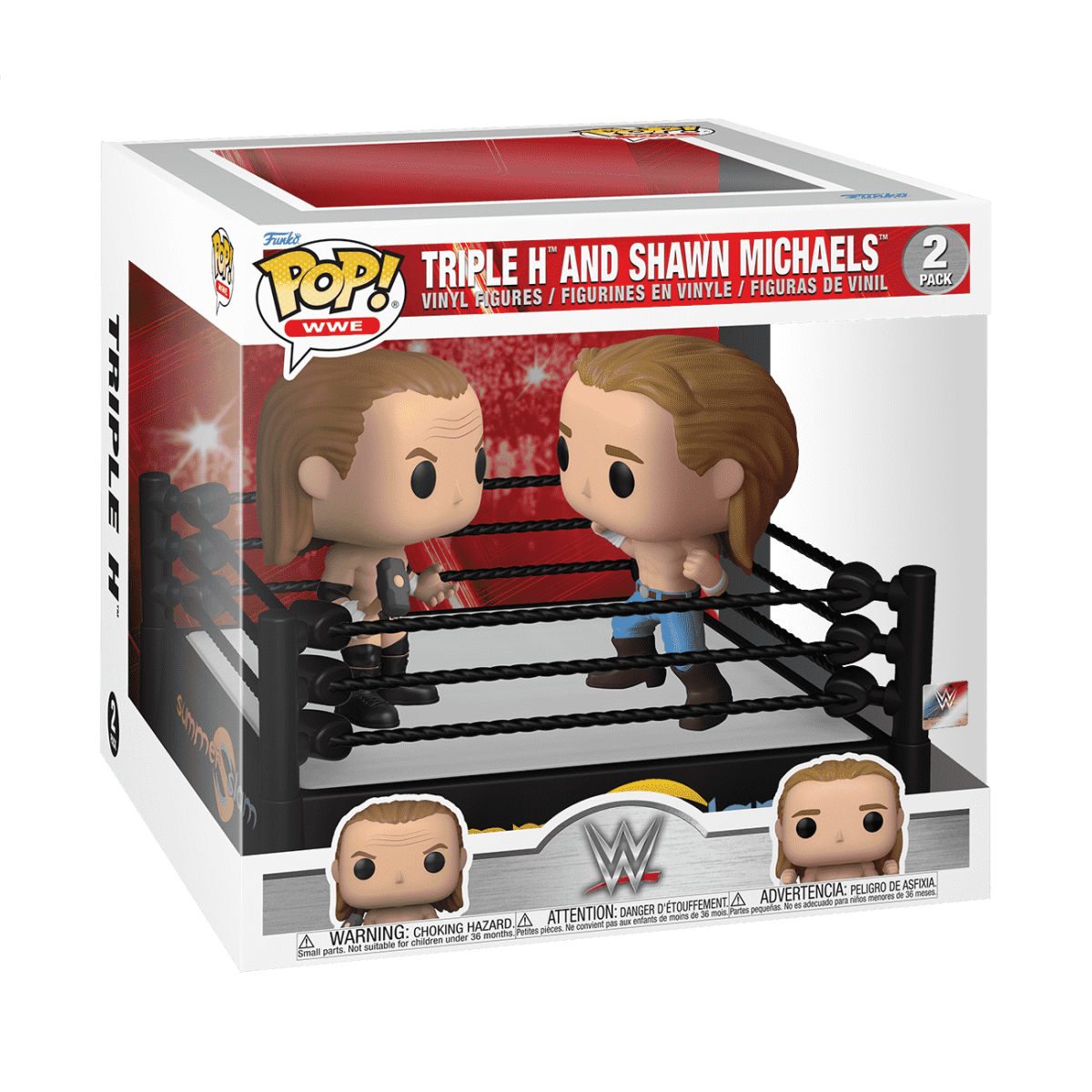 Pop! Moment Triple H and Shawn Michaels 2-Pack - Figurine Pop! WWE - vue 2
