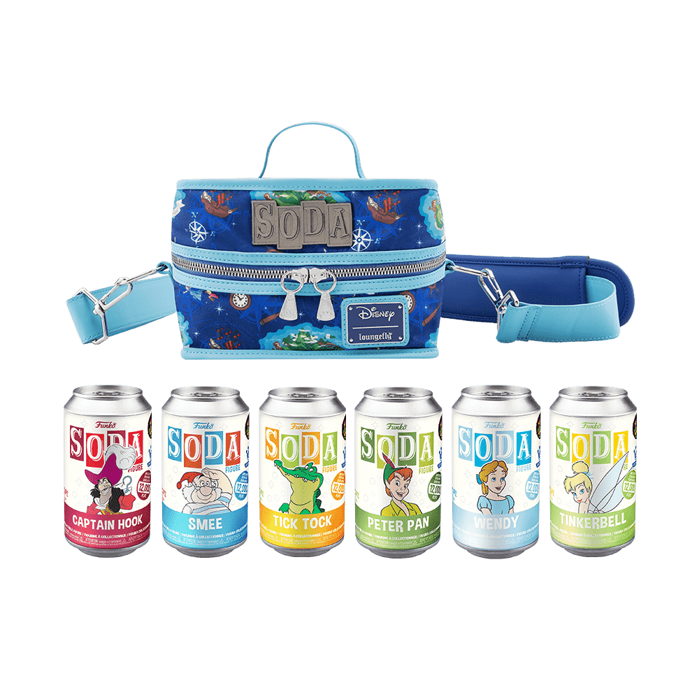Vinyl SODA Peter Pan 6-Pack with Cooler - Figurine Vinyl SODA & Bag Disney - vue 3