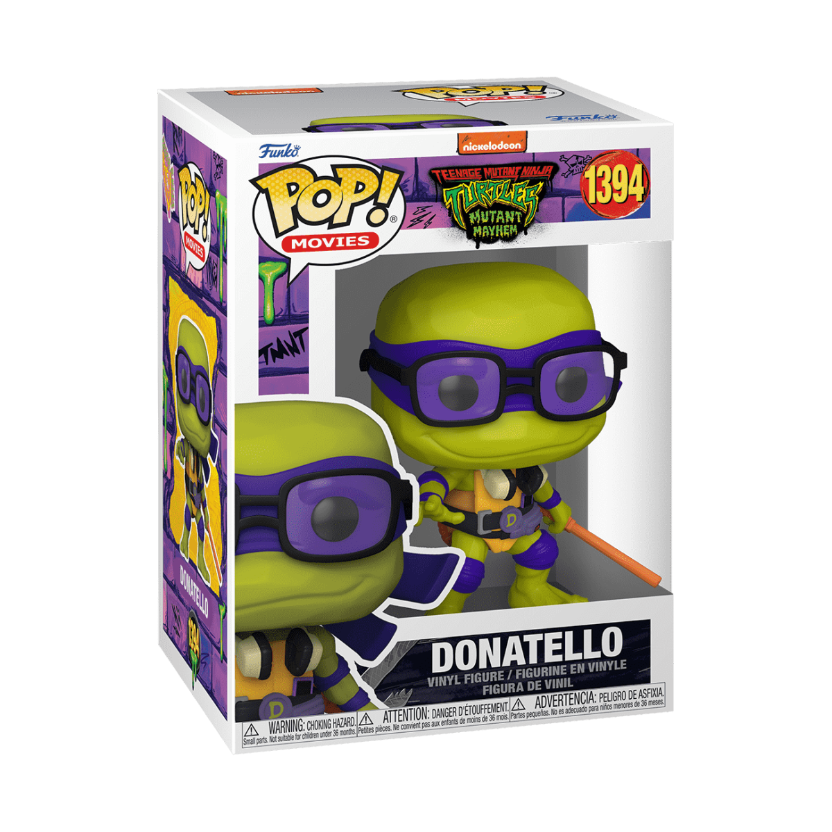 Pop! Donatello (Mutant Mayhem) - Figurine Pop! Teenage Mutant Ninja Turtles - vue 2