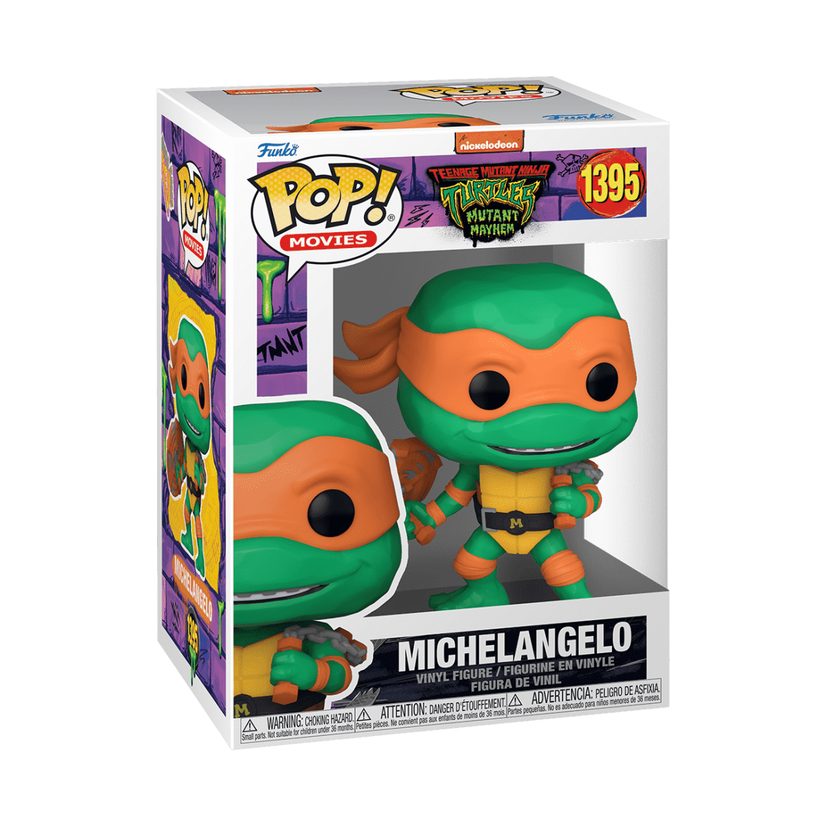 Pop! Michelangelo (Mutant Mayhem) - Figurine Pop! Teenage Mutant Ninja Turtles - vue 2