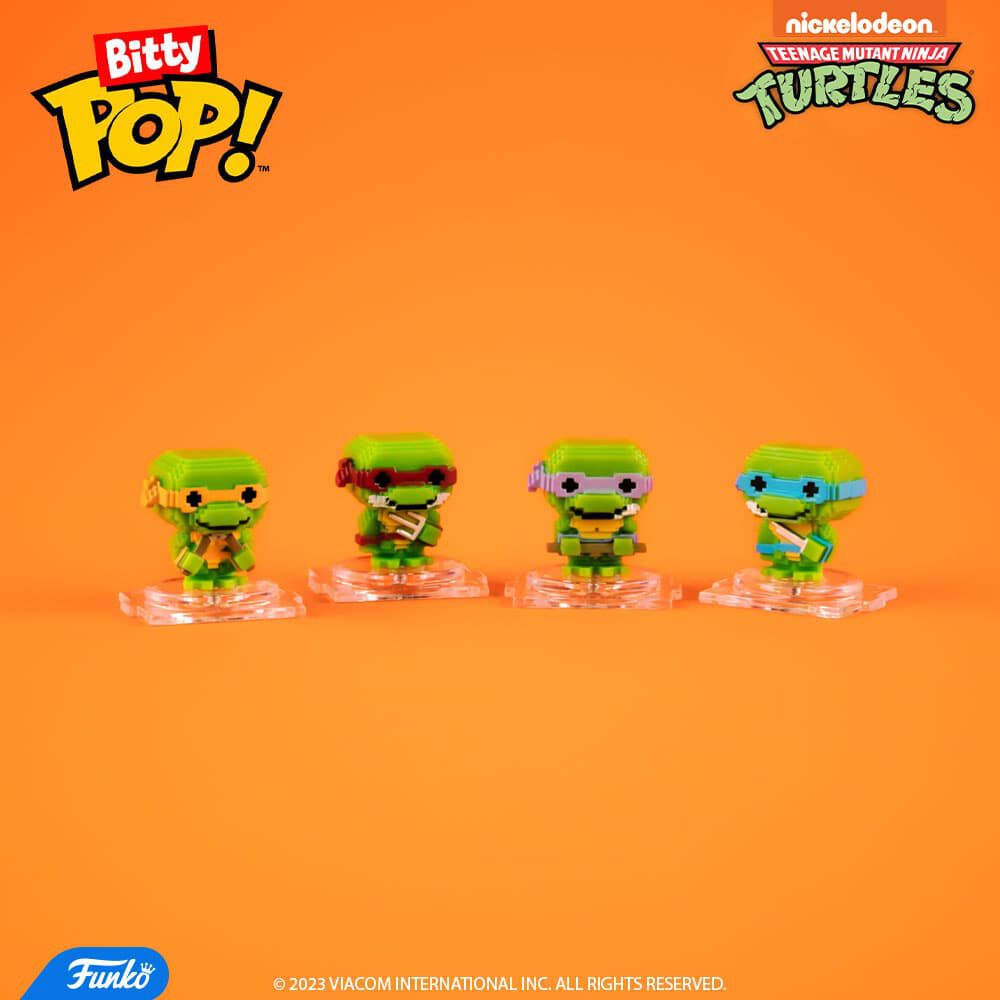 Bitty Pop! Teenage Mutant Ninja Turtles 4-Pack Series 4 - Figurine Bitty Pop! Teenage Mutant Ninja Turtles - vue 2