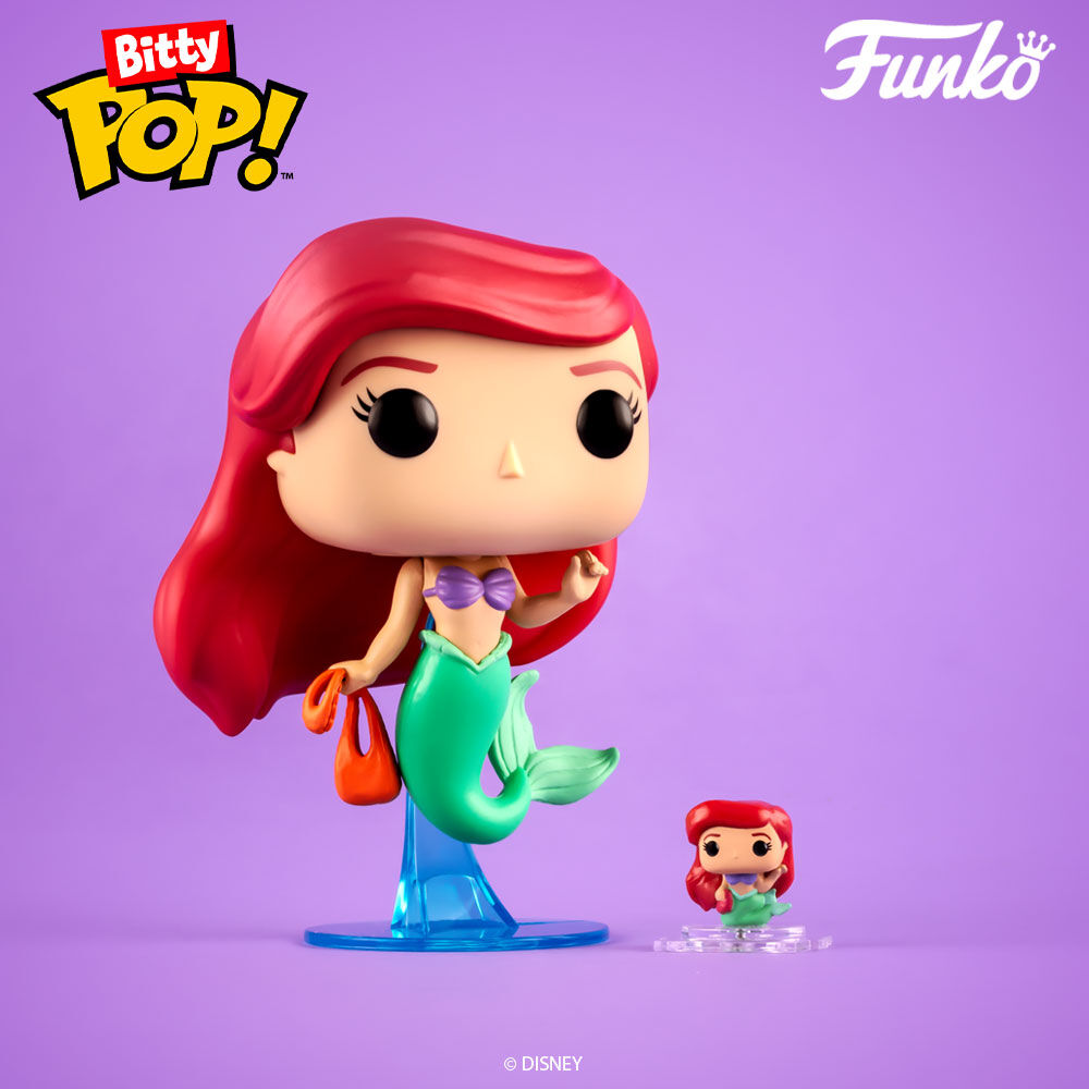 Bitty Pop! Disney Princess 4-Pack Series 1 - Figurine Bitty Pop! Disney - vue 6