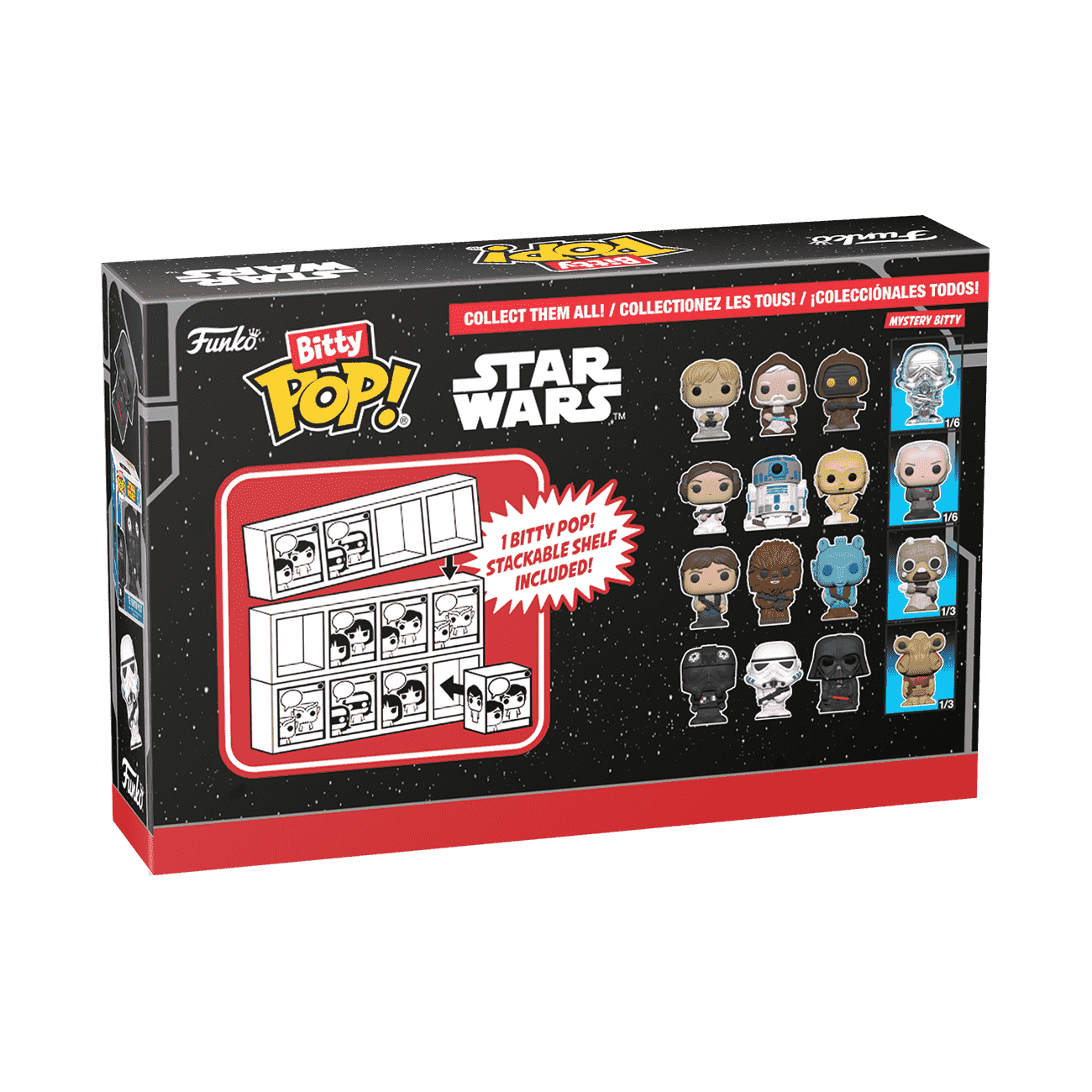 Bitty Pop! Star Wars 4-Pack Series 2 - Figurine Bitty Pop! Star Wars - vue 3