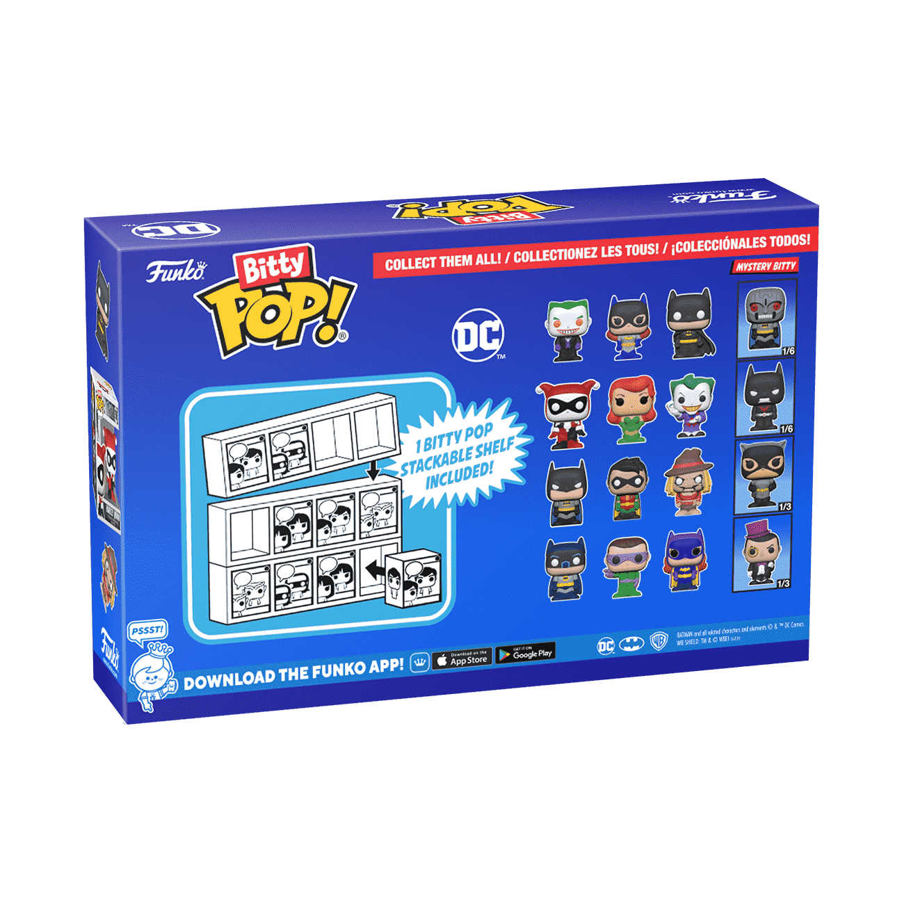 Bitty Pop! DC Comics 4-Pack Series 1 - Figurine Bitty Pop! DC Comics - vue 3